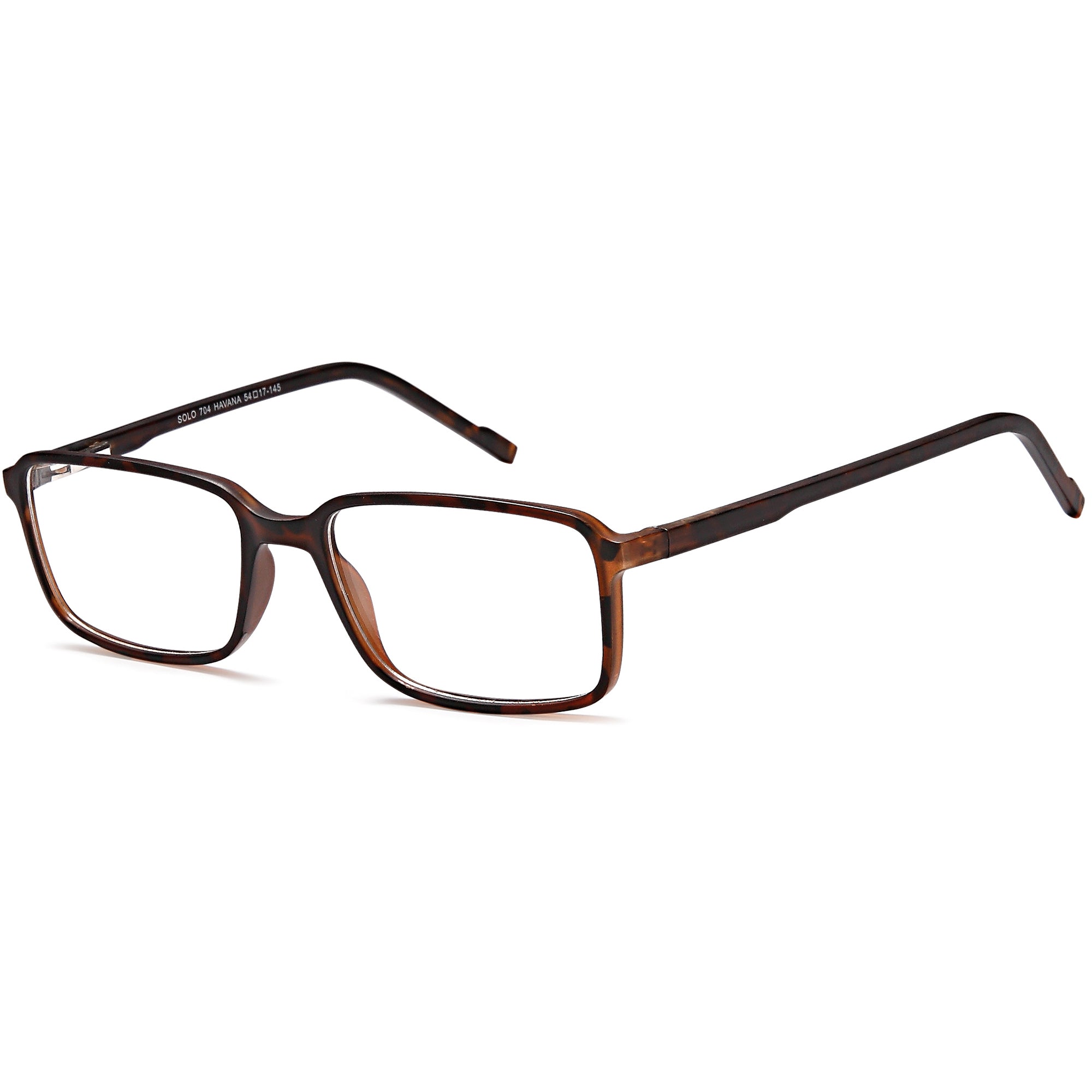 Solo SOLO 704 Havana Plastic Glasses – Men Full Rim Eyewear