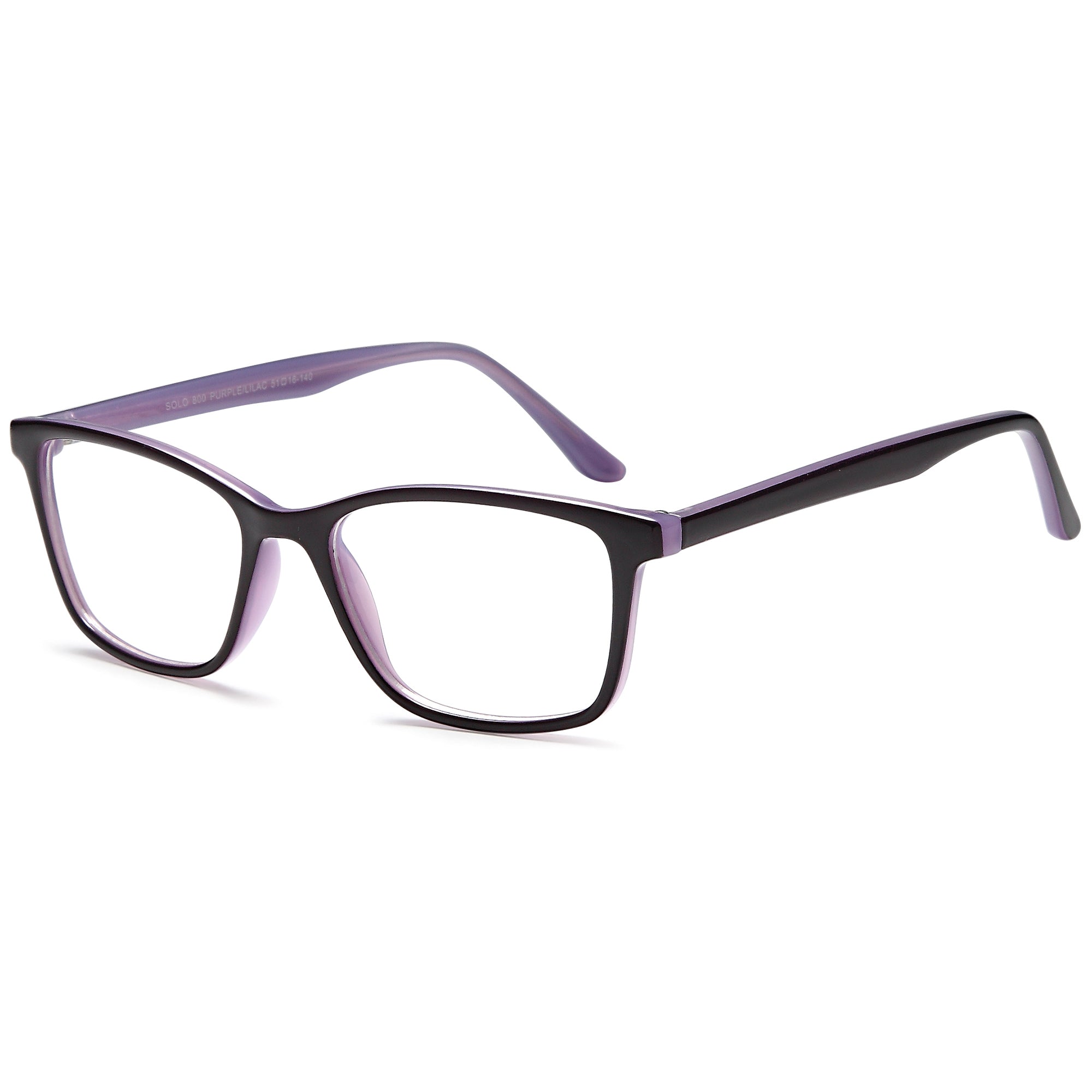 Solo SOLO 800 Purple/Lilac Plastic Glasses – Women Full Rim Eyewear