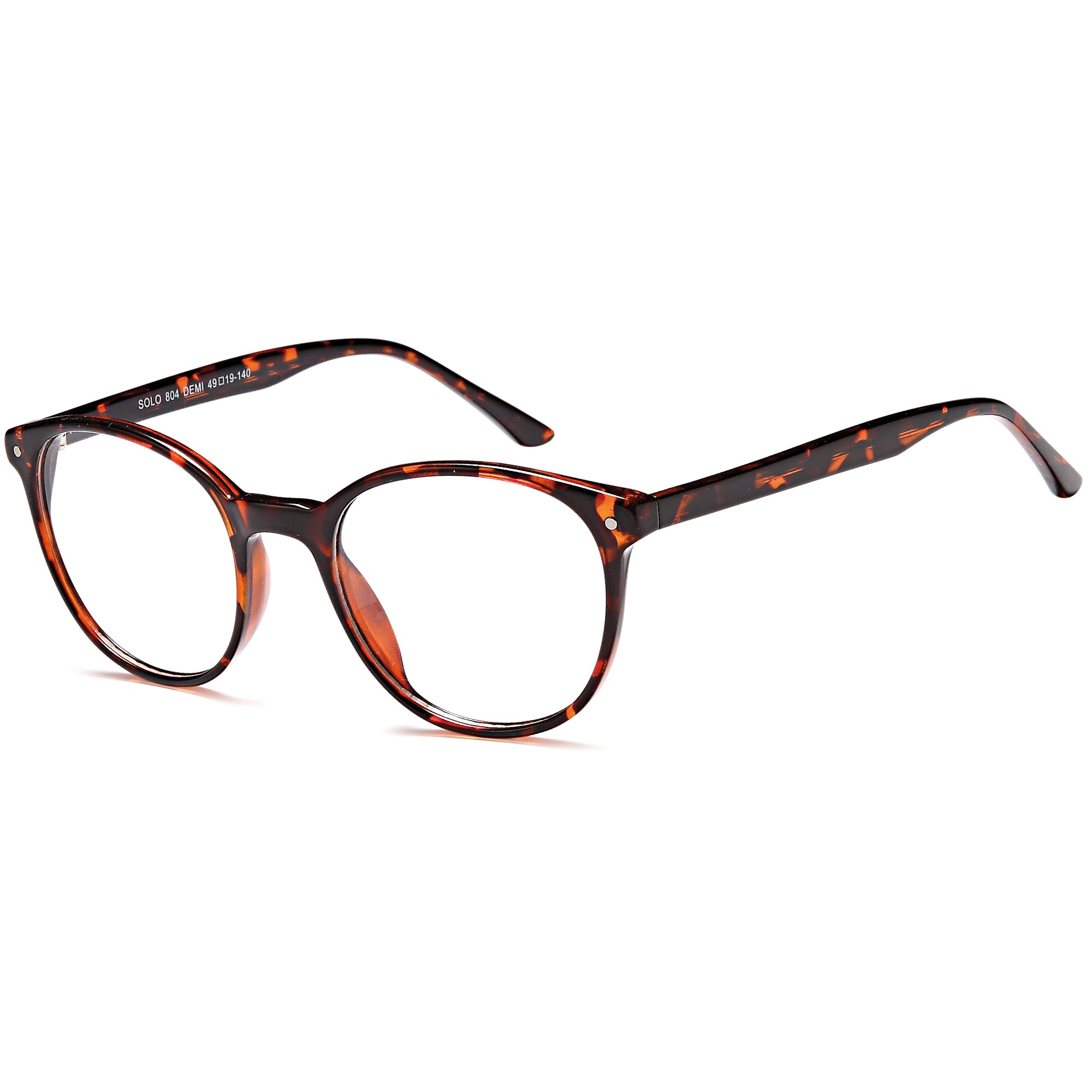Solo SOLO 804 Demi Plastic Glasses – Unisex Full Rim Eyewear