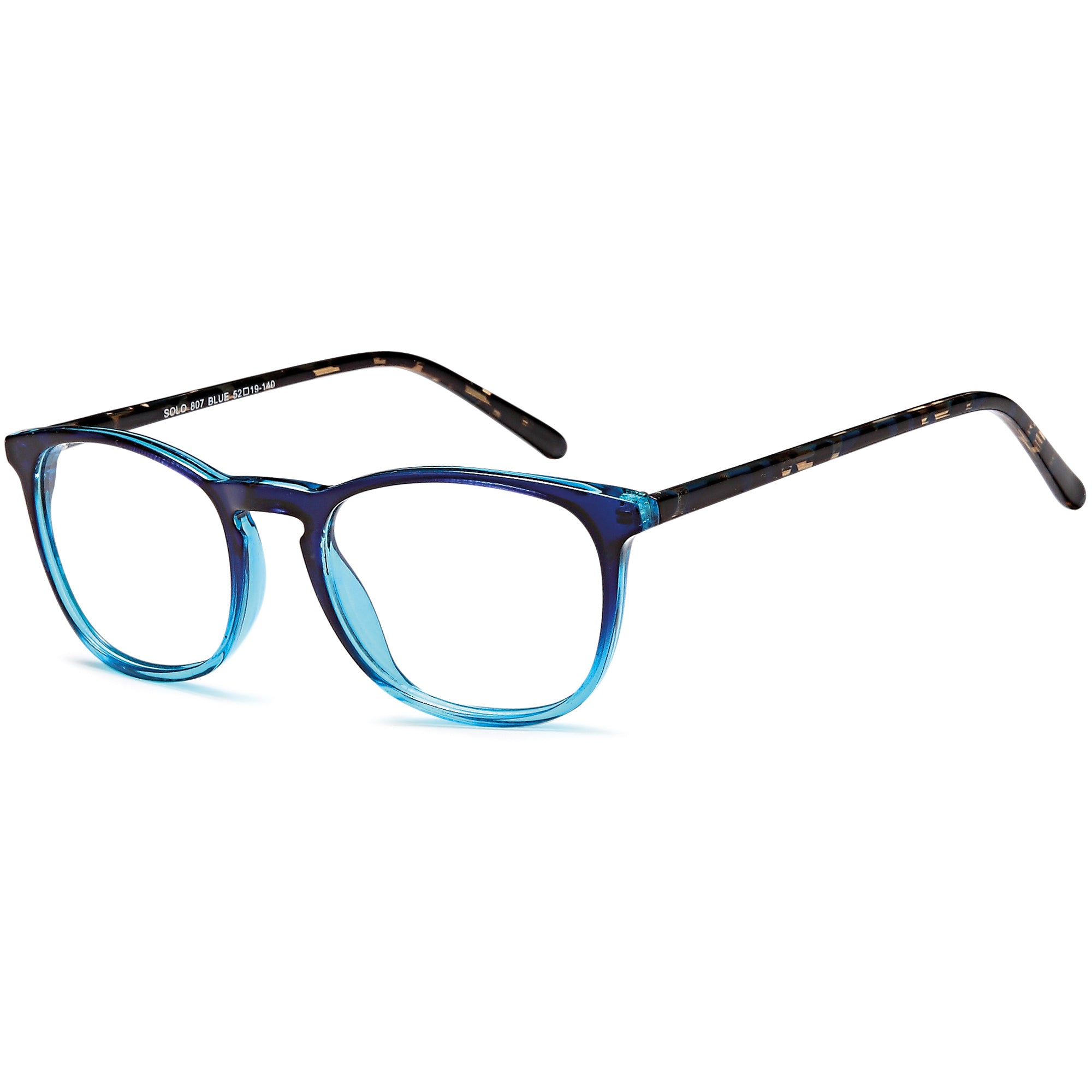 Solo SOLO 807 Blue Plastic Glasses – Women Full Rim Eyewear