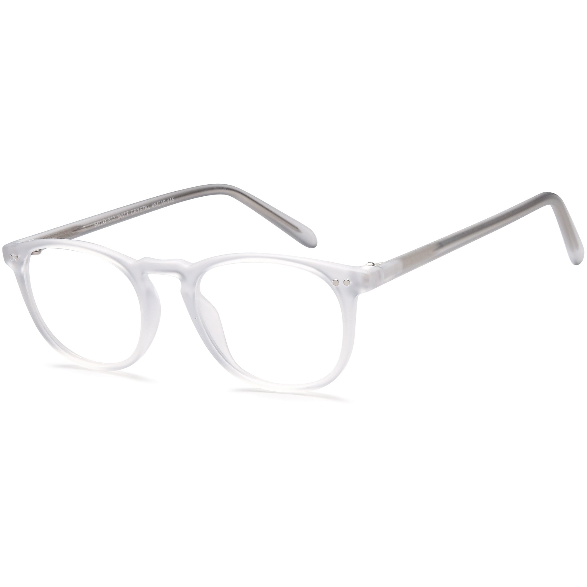 Solo SOLO 813 Matt Plastic Glasses – Unisex Full Rim Eyewear