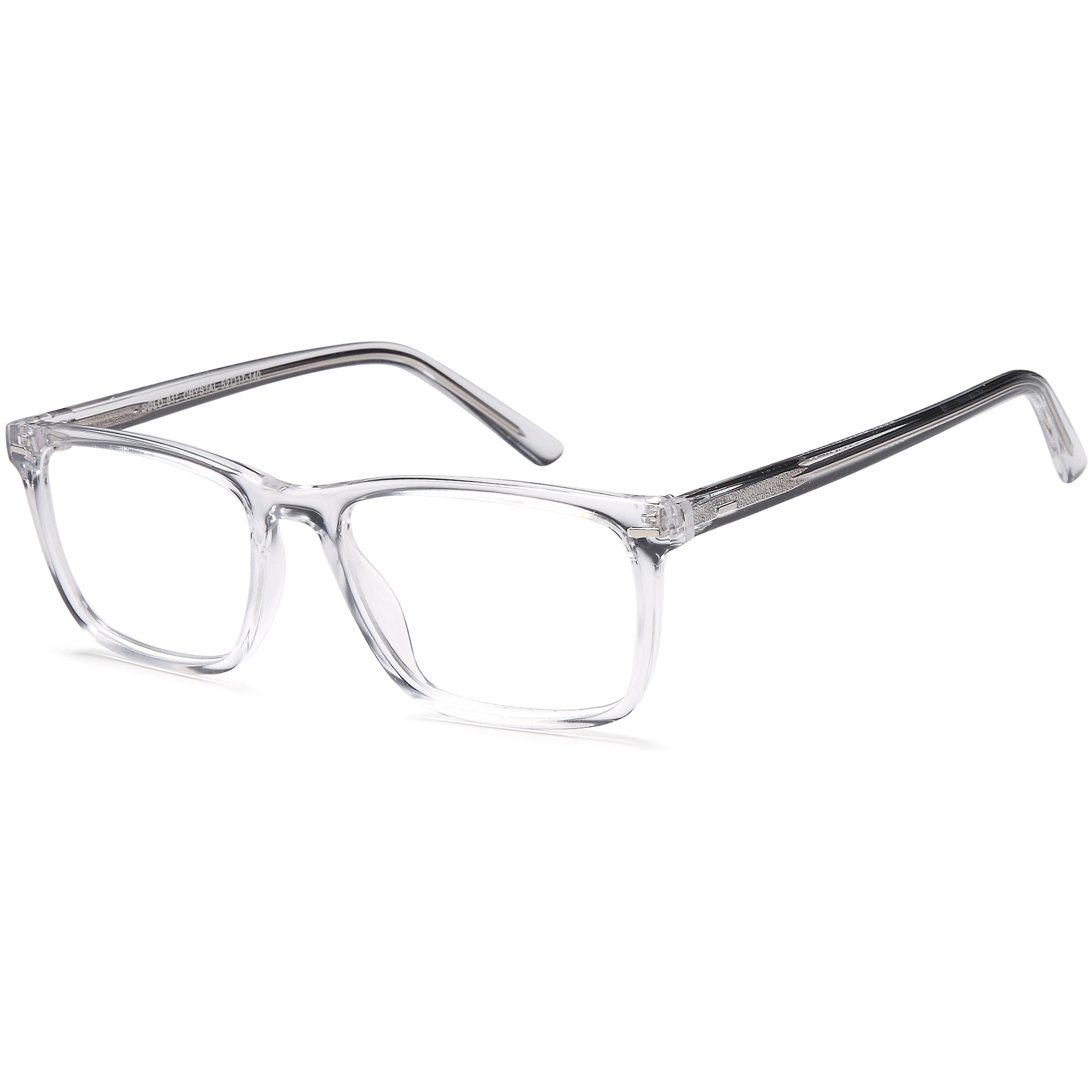 Solo SOLO 815 Crystal Plastic Glasses – Men Full Rim Eyewear