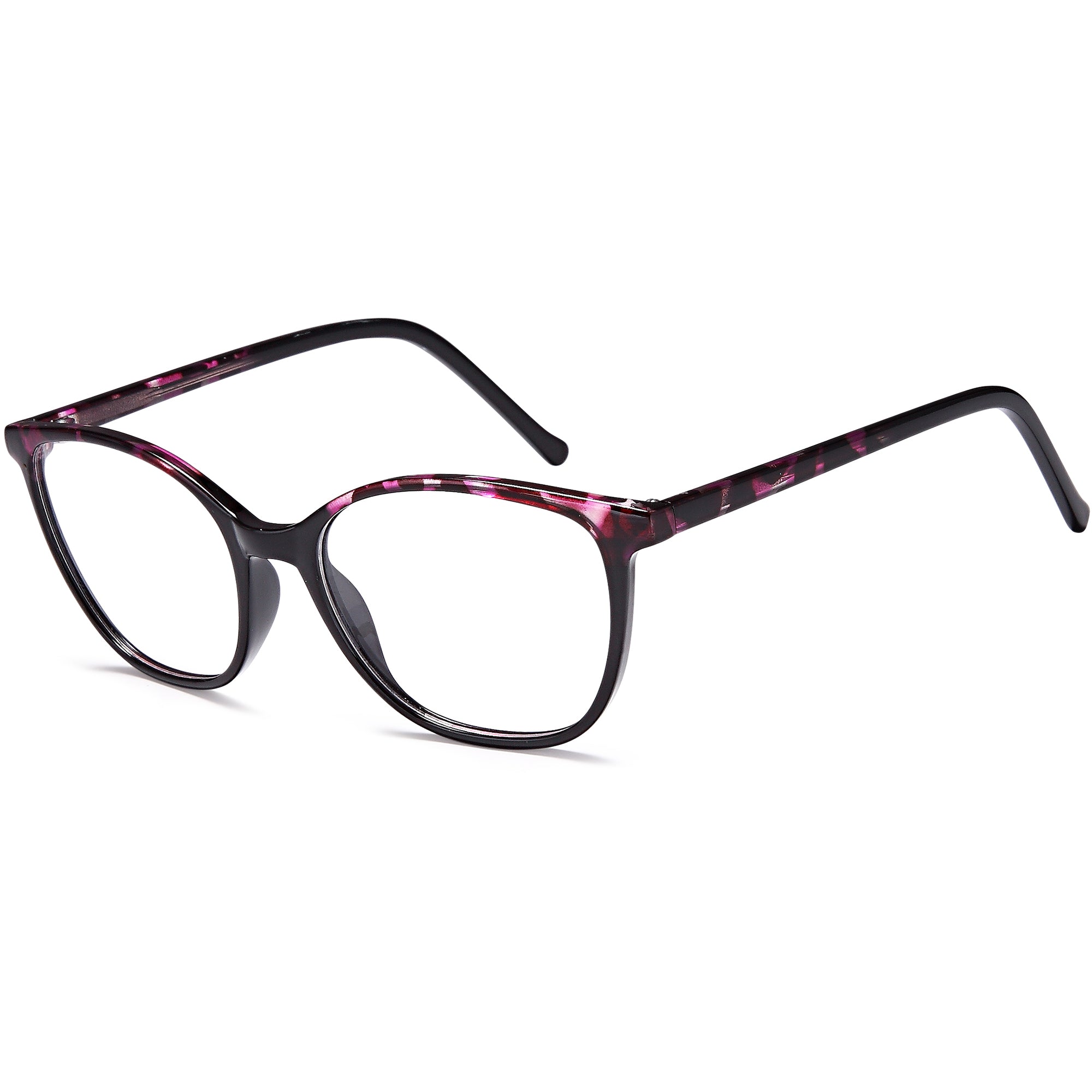 Solo SOLO 818 Purple Plastic Glasses – Women Full Rim Eyewear
