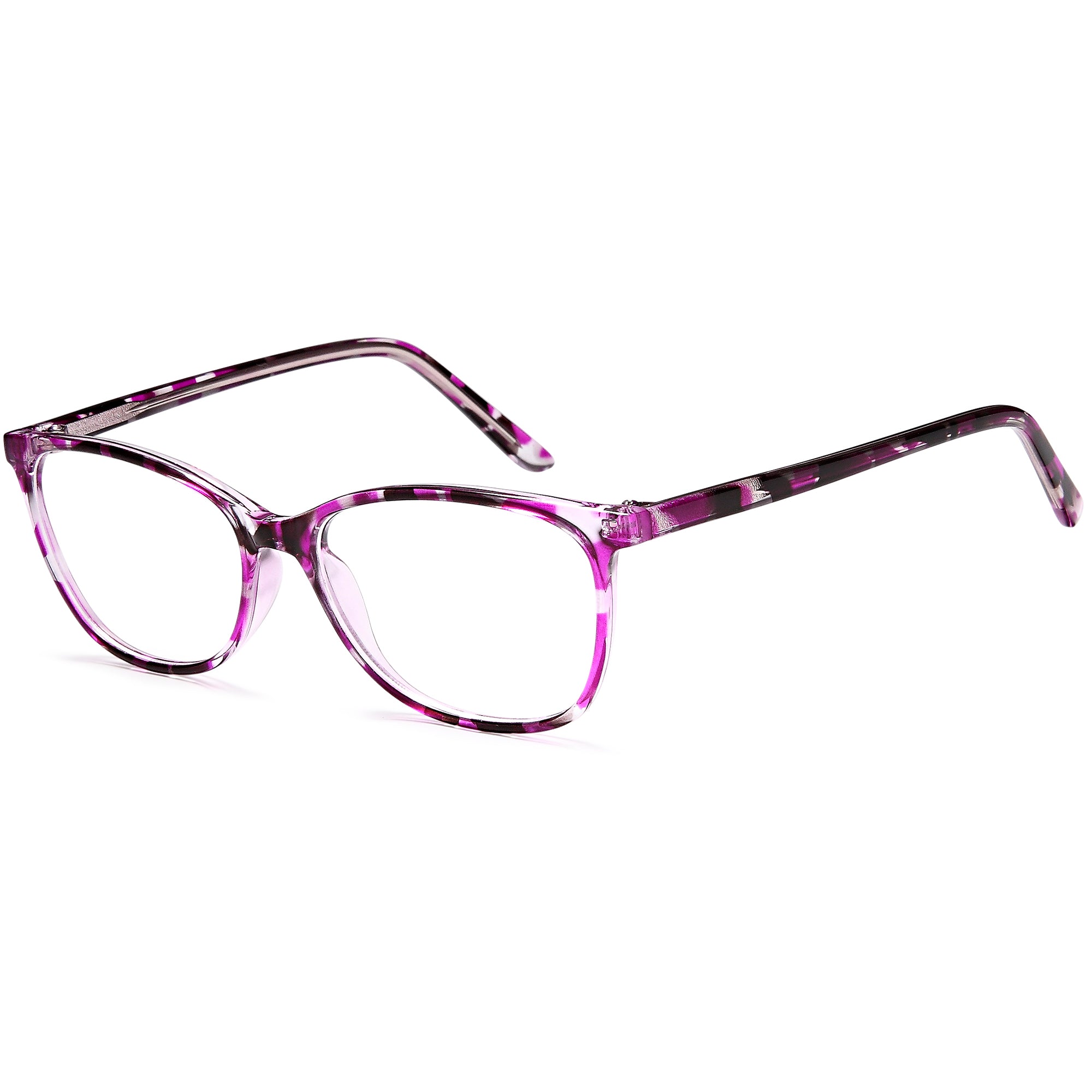 Solo SOLO 821 Purple Plastic Glasses – Women Full Rim Eyewear
