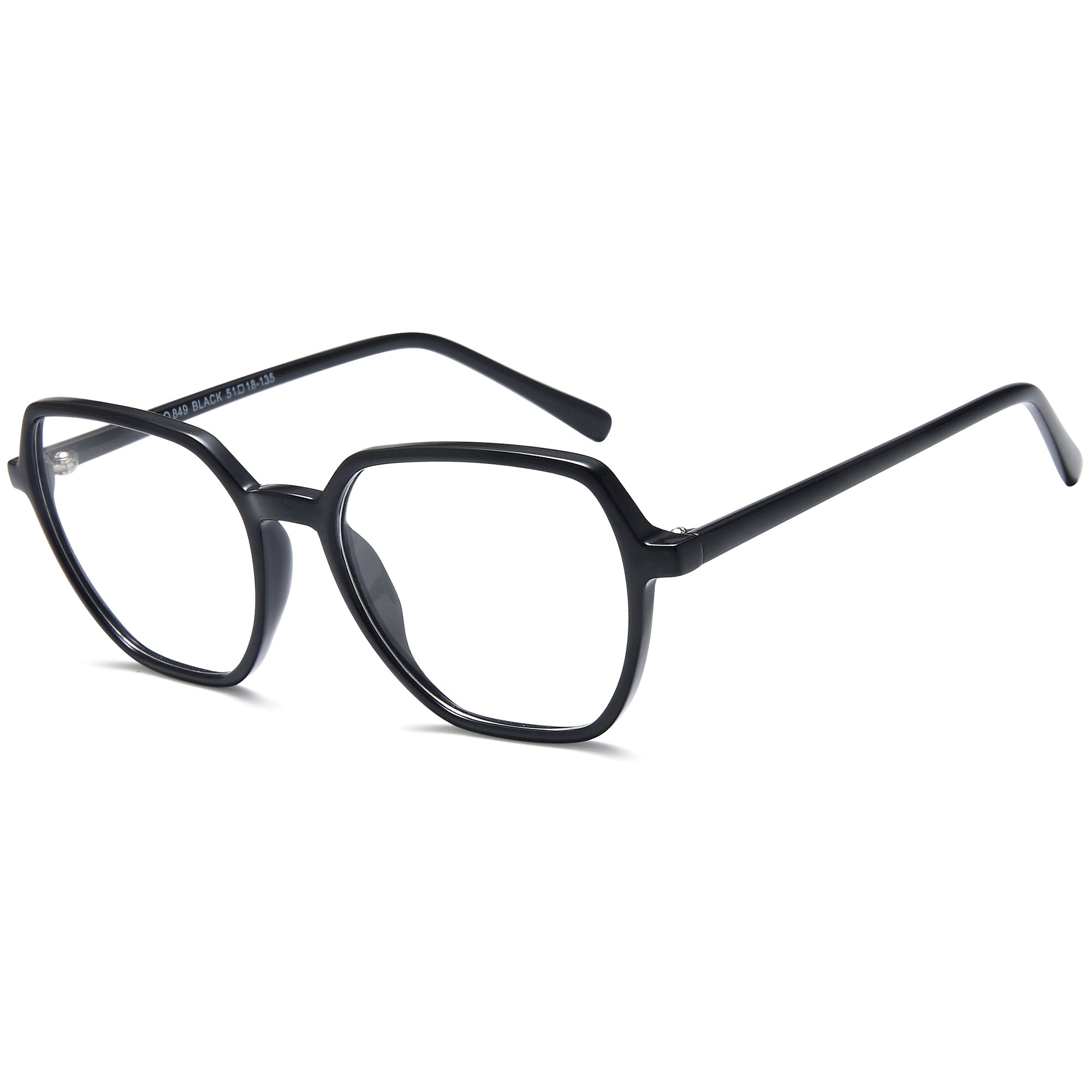 Solo SOLO 849 Black Plastic Glasses – Women Full Rim Eyewear