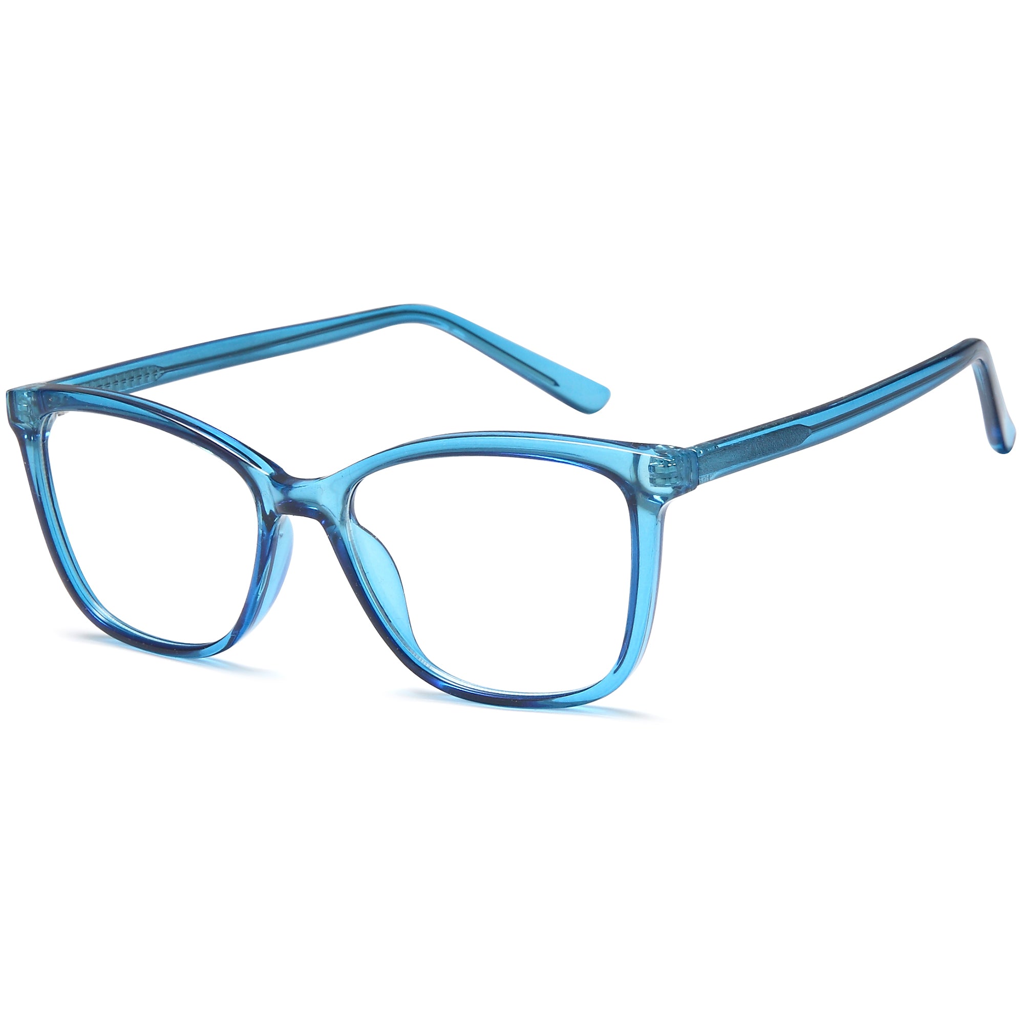 Solo SOLO 851 Blue Plastic Glasses – Women Full Rim Eyewear