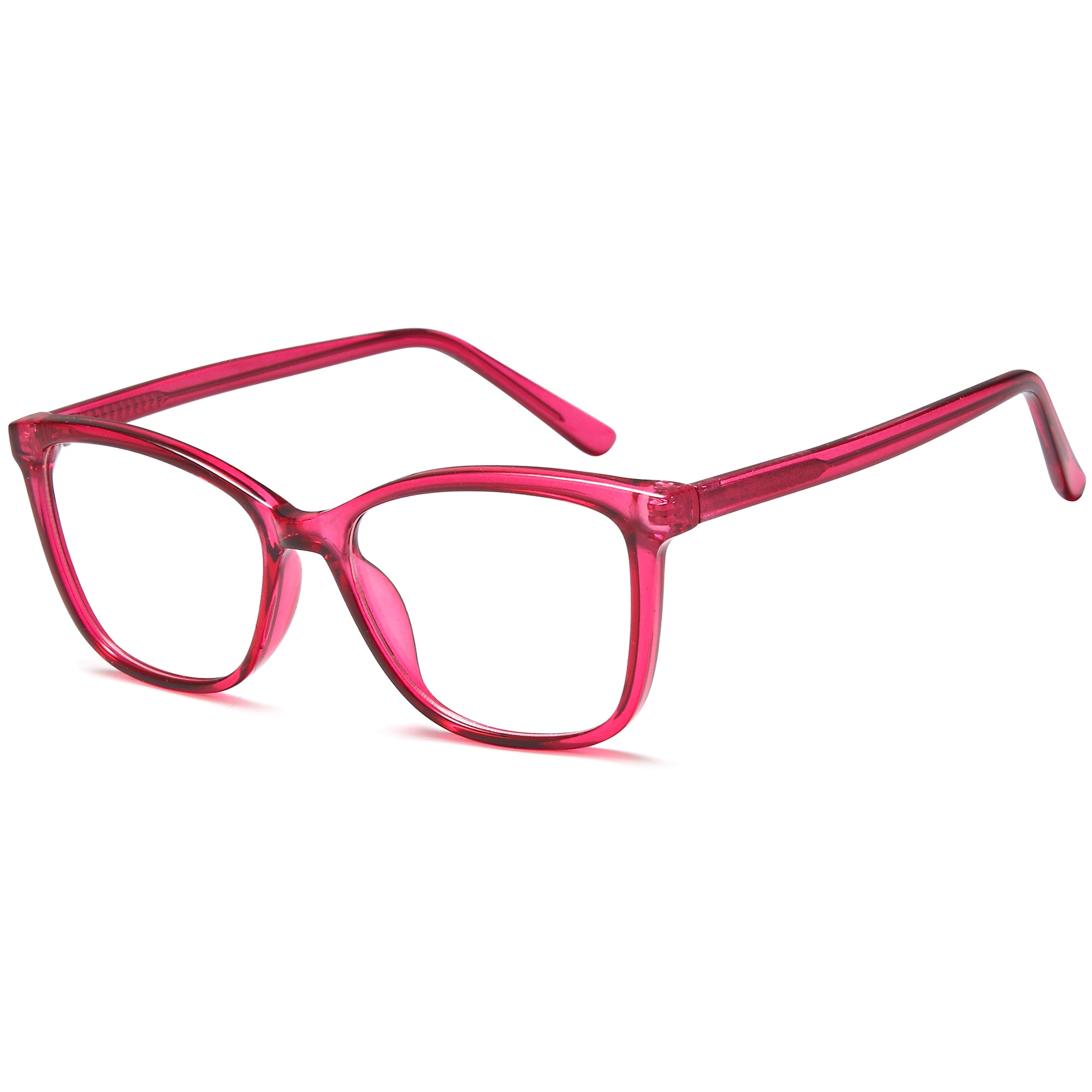 Solo SOLO 851 Purple Plastic Glasses – Women Full Rim Eyewear