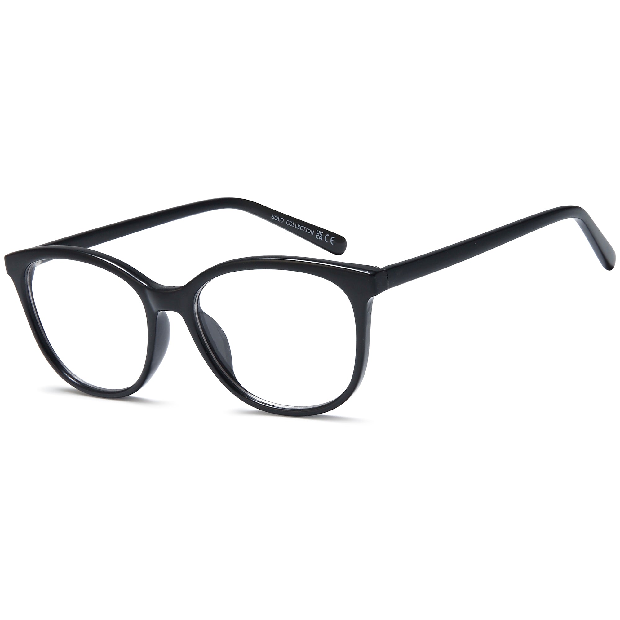 Solo SOLO 853 Black Plastic Glasses – Women Full Rim Eyewear