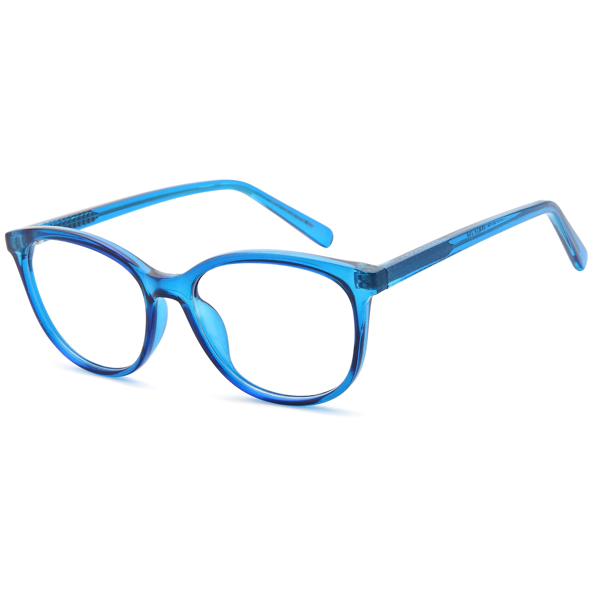 Solo SOLO 853 Blue Plastic Glasses – Women Full Rim Eyewear