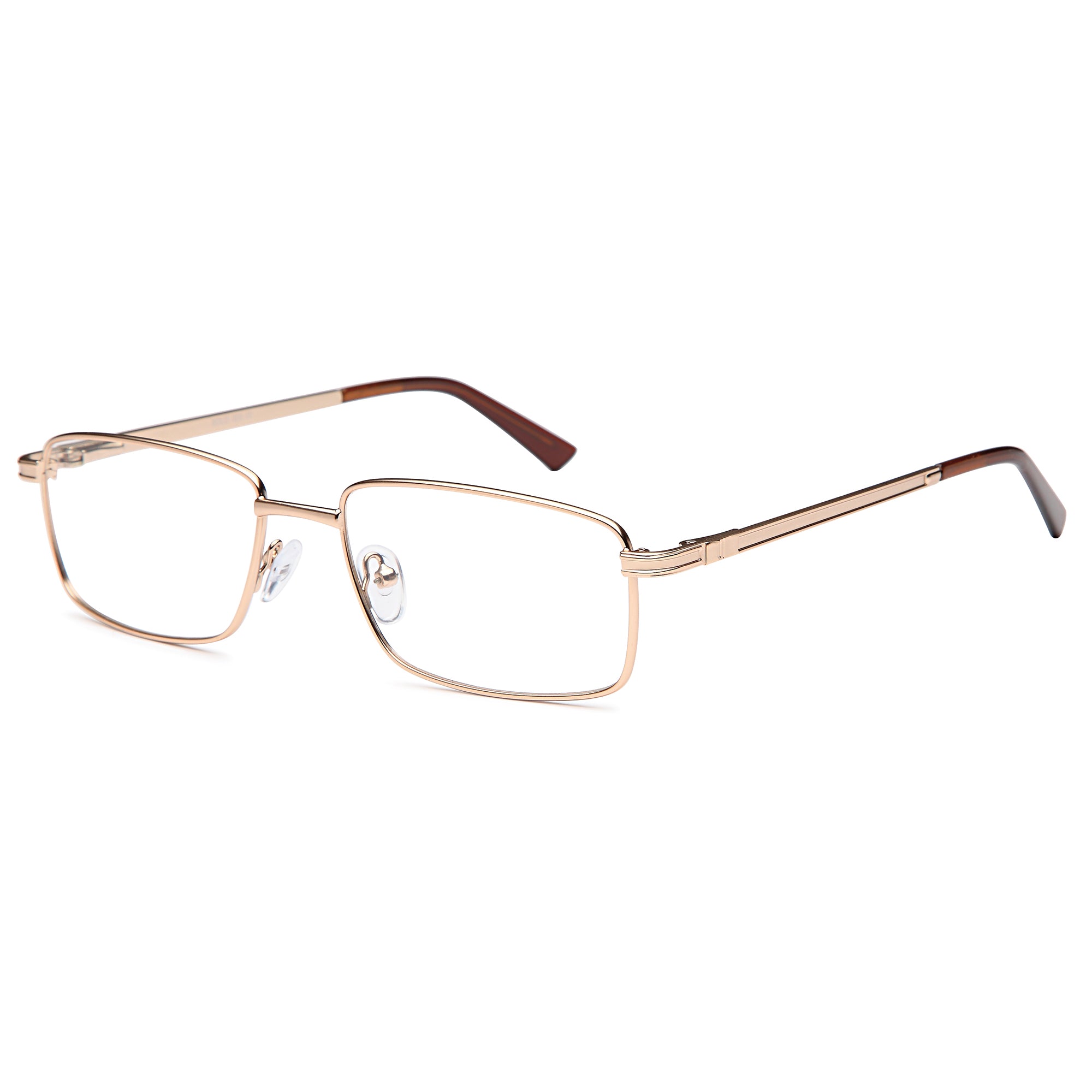 Solo SOLO 033 Gold Metal Glasses – Men Full Rim Eyewear