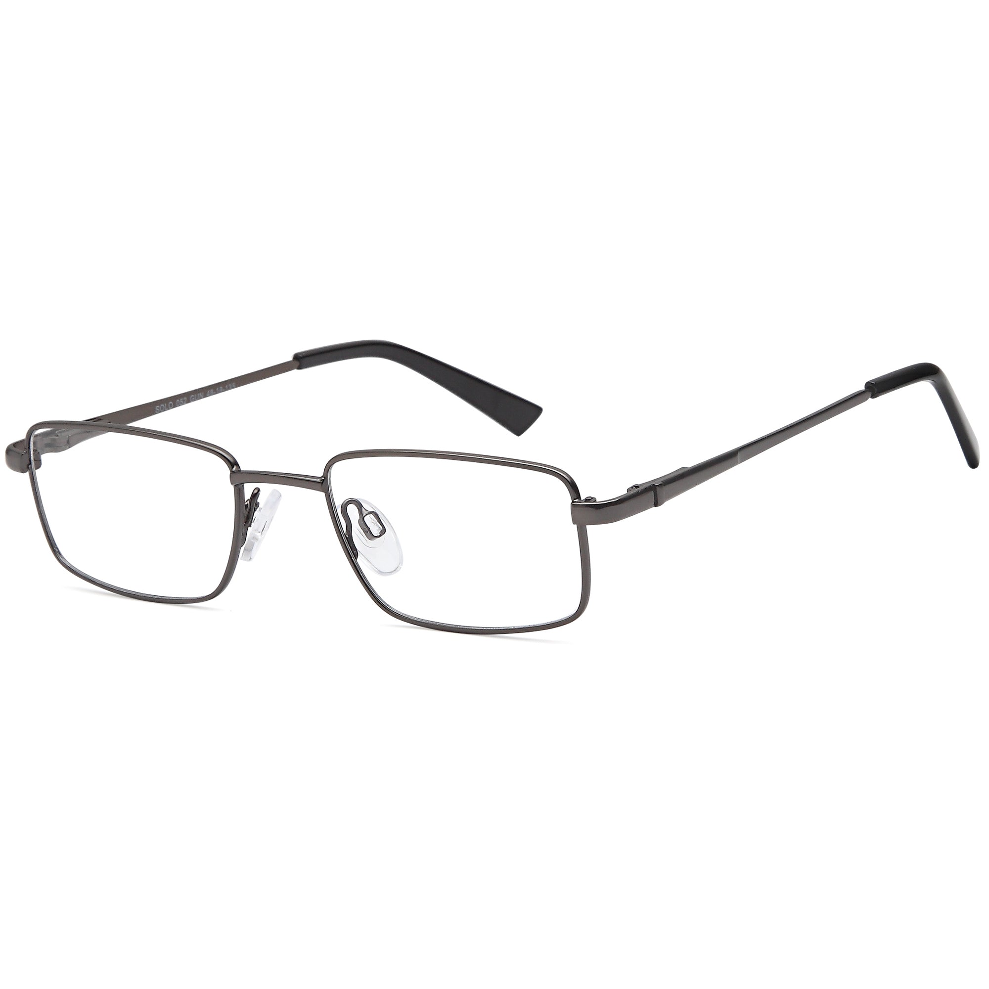 Solo SOLO 052 Gun Metal Glasses – Unisex Full Rim Eyewear