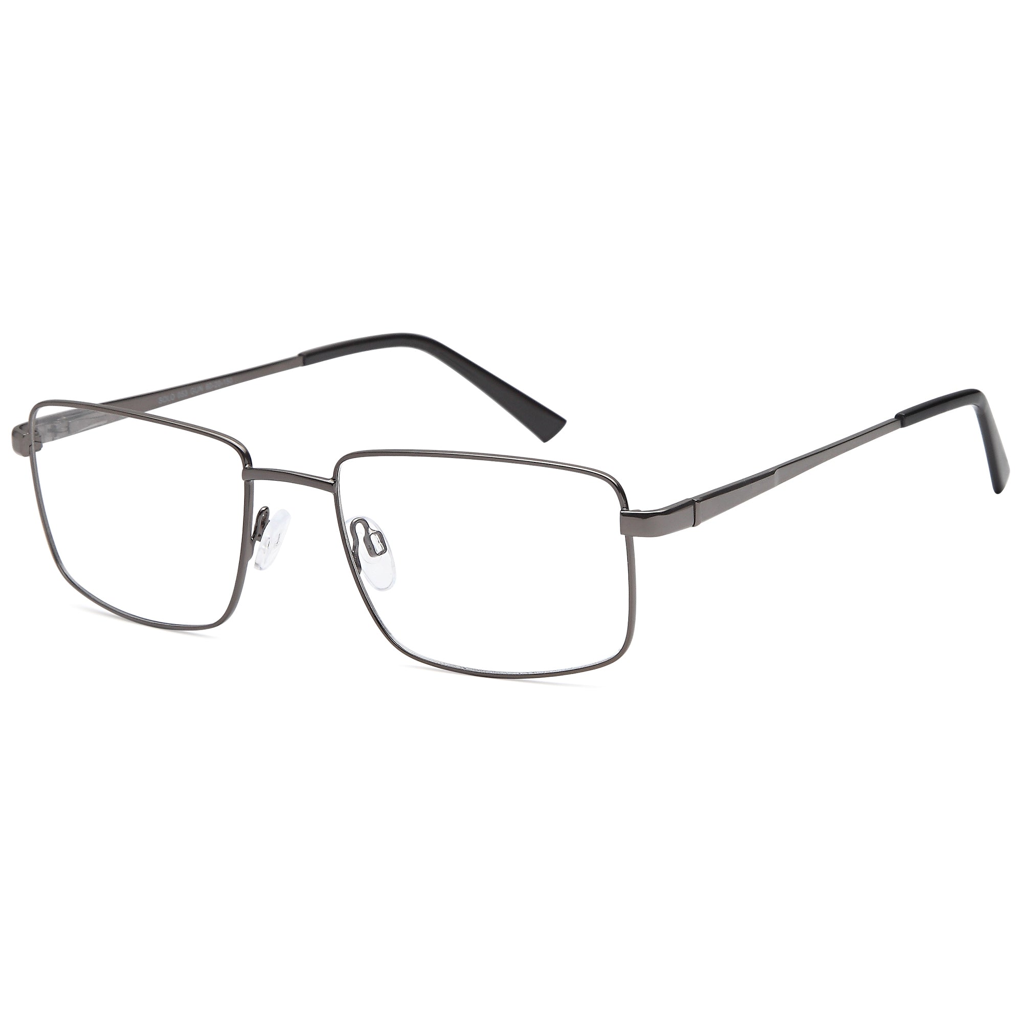 Solo SOLO 053 Gun Metal Glasses – Men Full Rim Eyewear