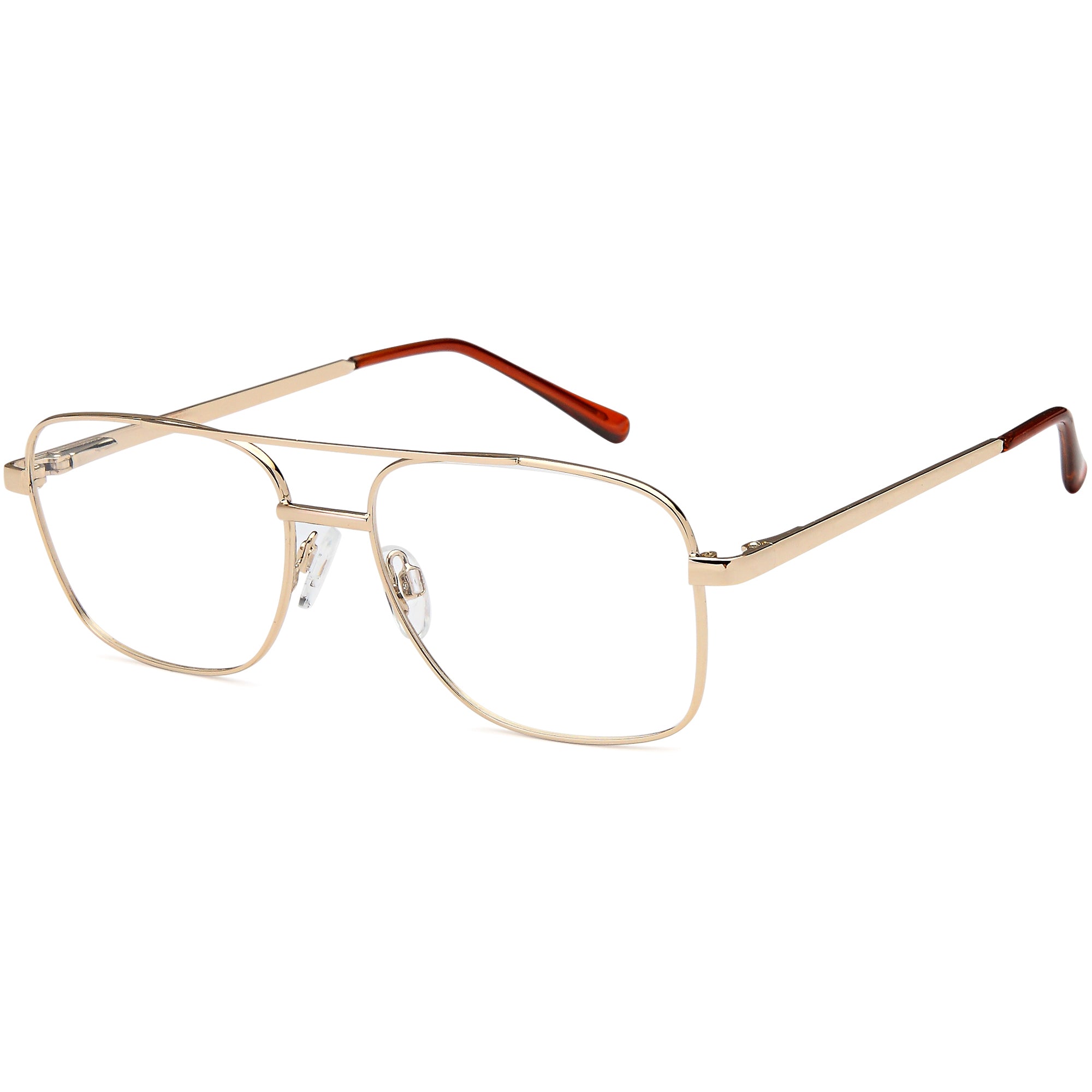 Solo SOLO 065 Gold Metal Glasses – Men Full Rim Eyewear