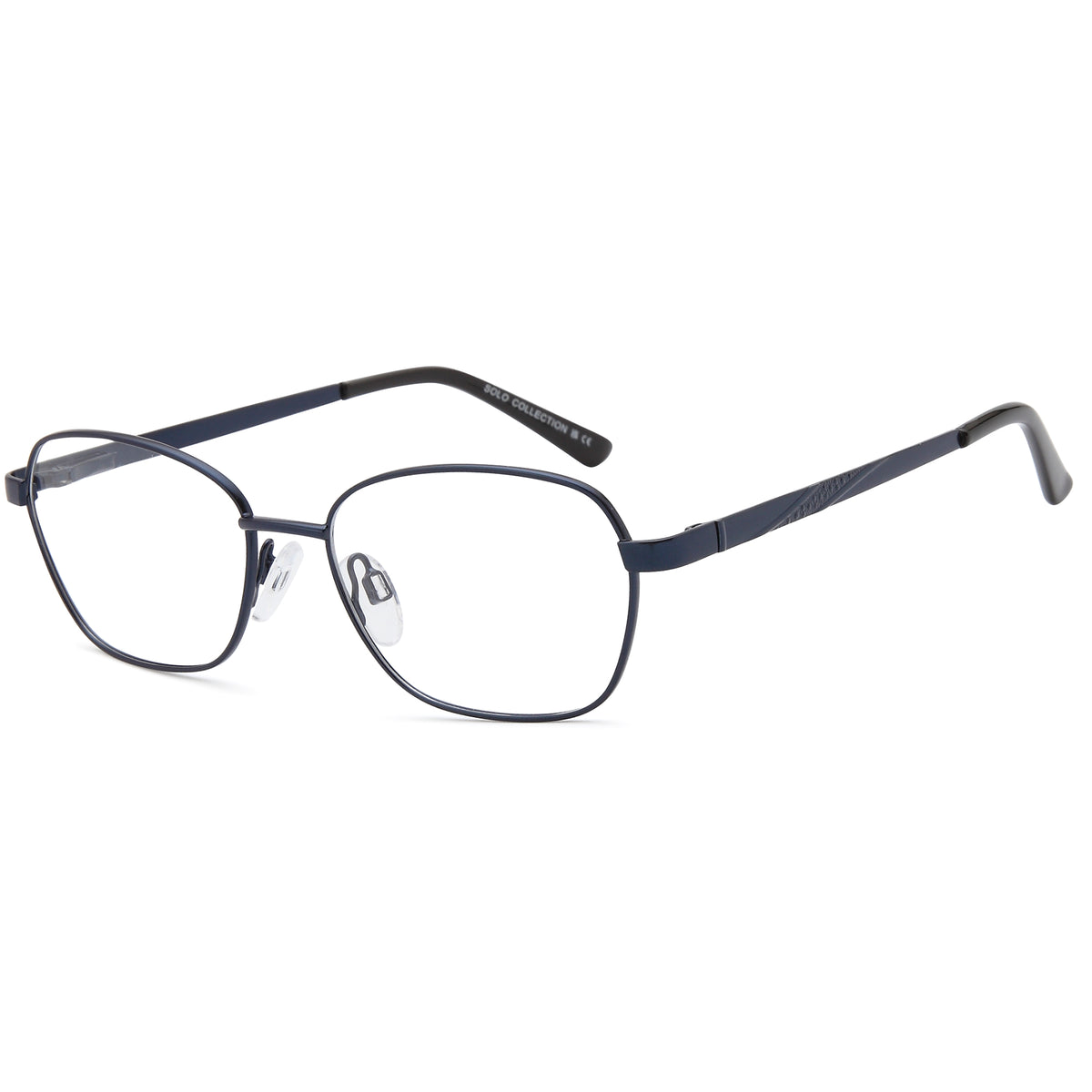 SOLO 234 Blue Round Metal Glasses – Women Full Rim Eyewear