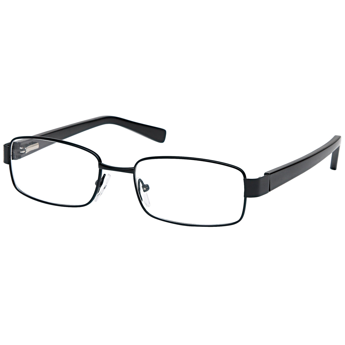 SOLO 555 Black Square Metal Glasses – Men Full Rim Eyewear