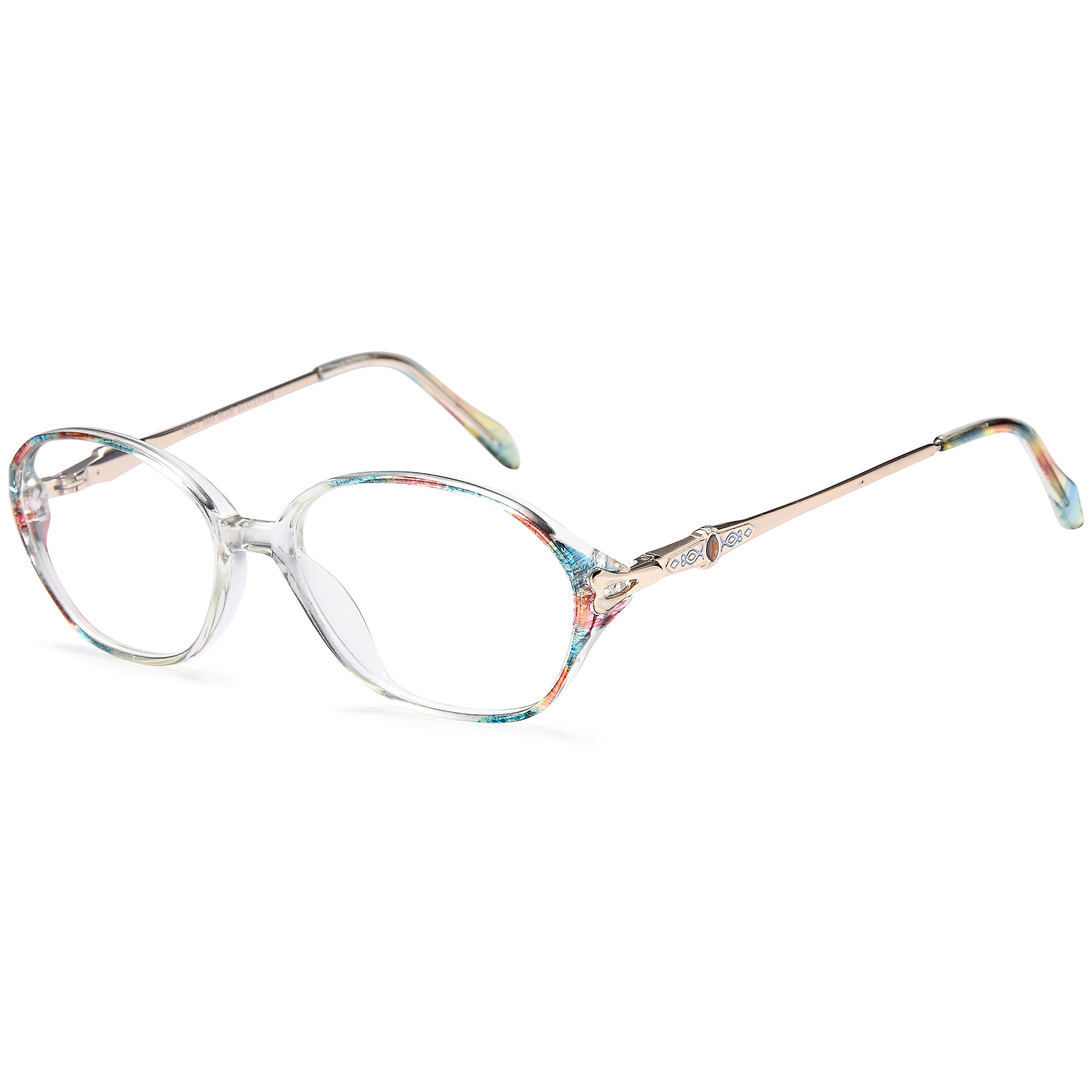 Solo SOLO 603 Blue Plastic Glasses – Women Full Rim Eyewear
