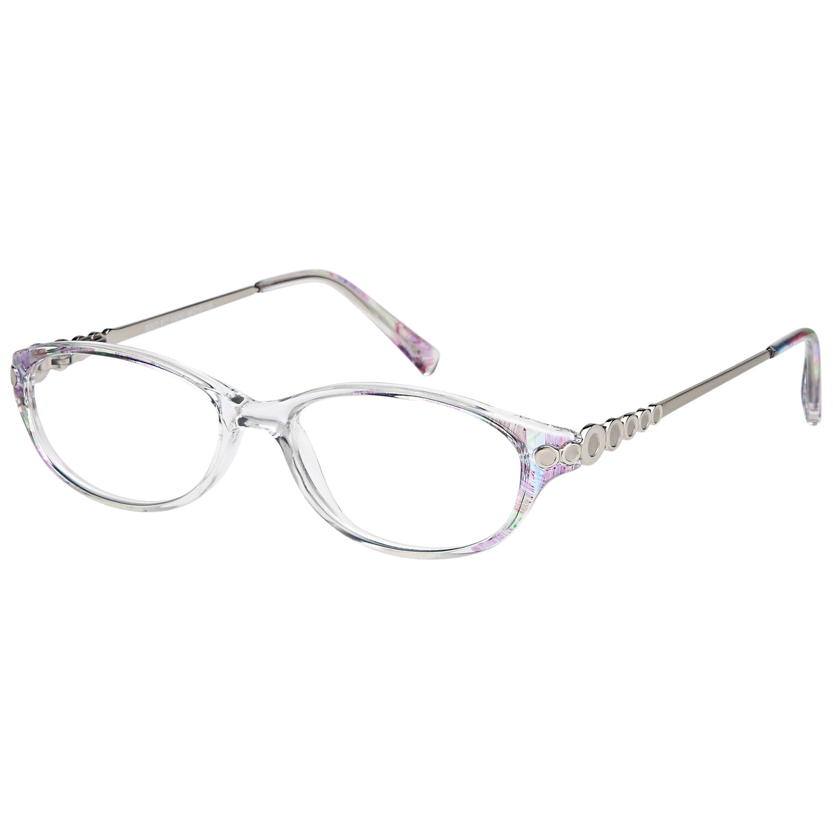 SOLO 617 Lilac Square Plastic Glasses – Women Full Rim Eyewear