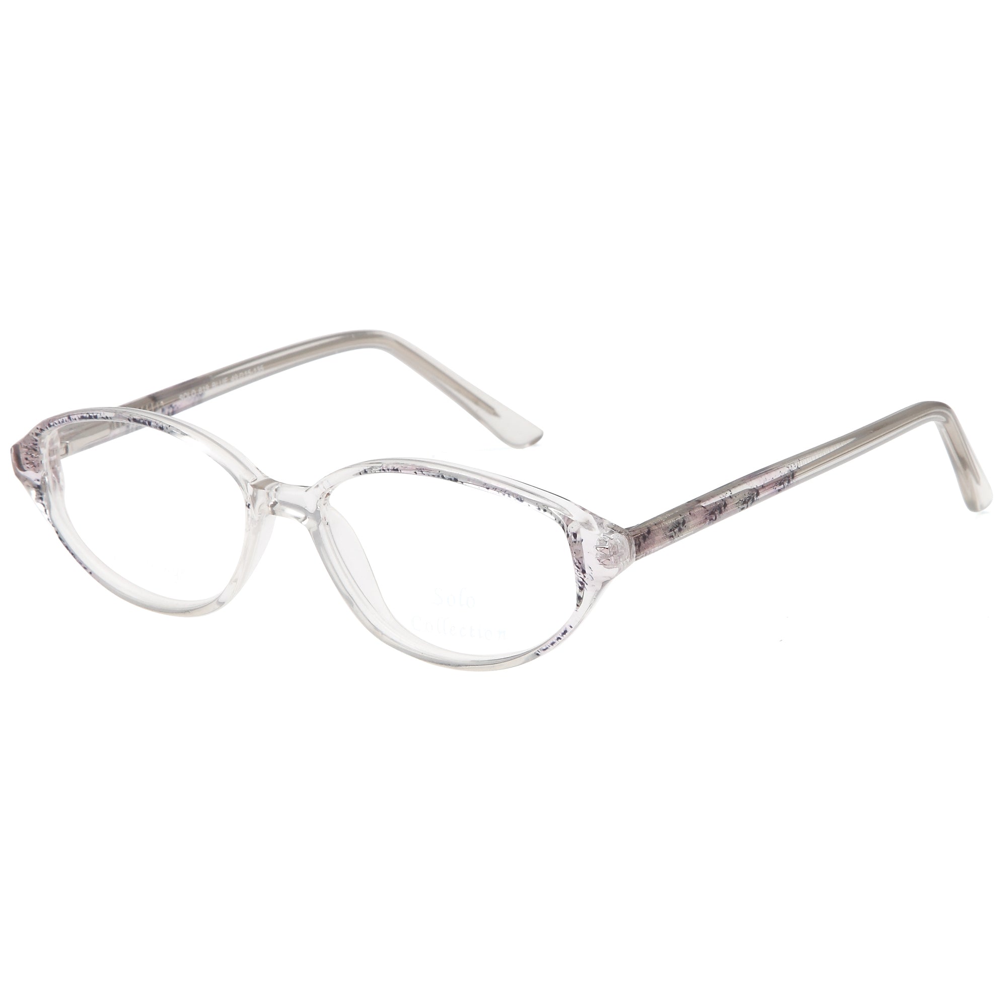 Solo SOLO 619 Blue Plastic Glasses – Women Full Rim Eyewear