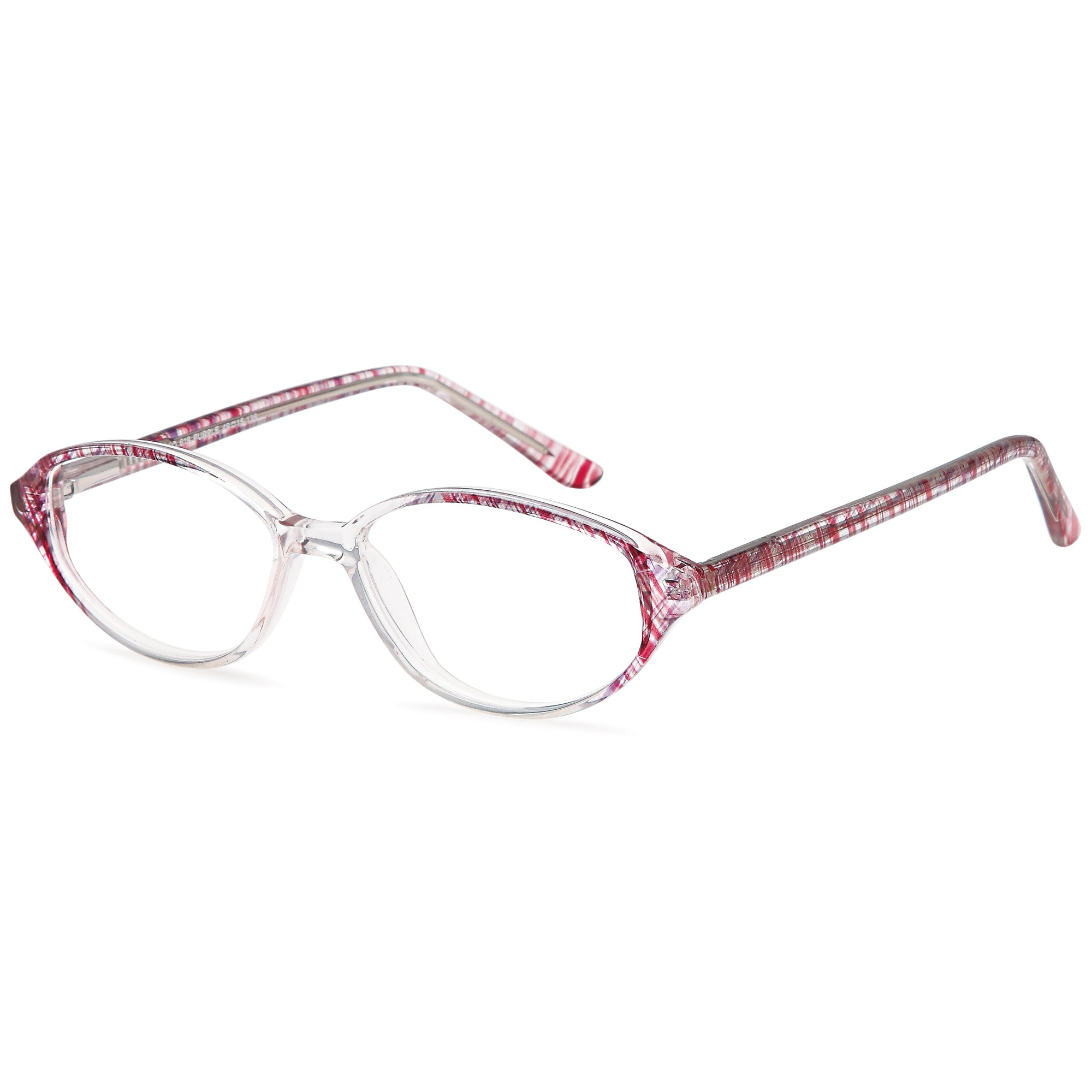 Solo SOLO 619 Purple Plastic Glasses – Women Full Rim Eyewear