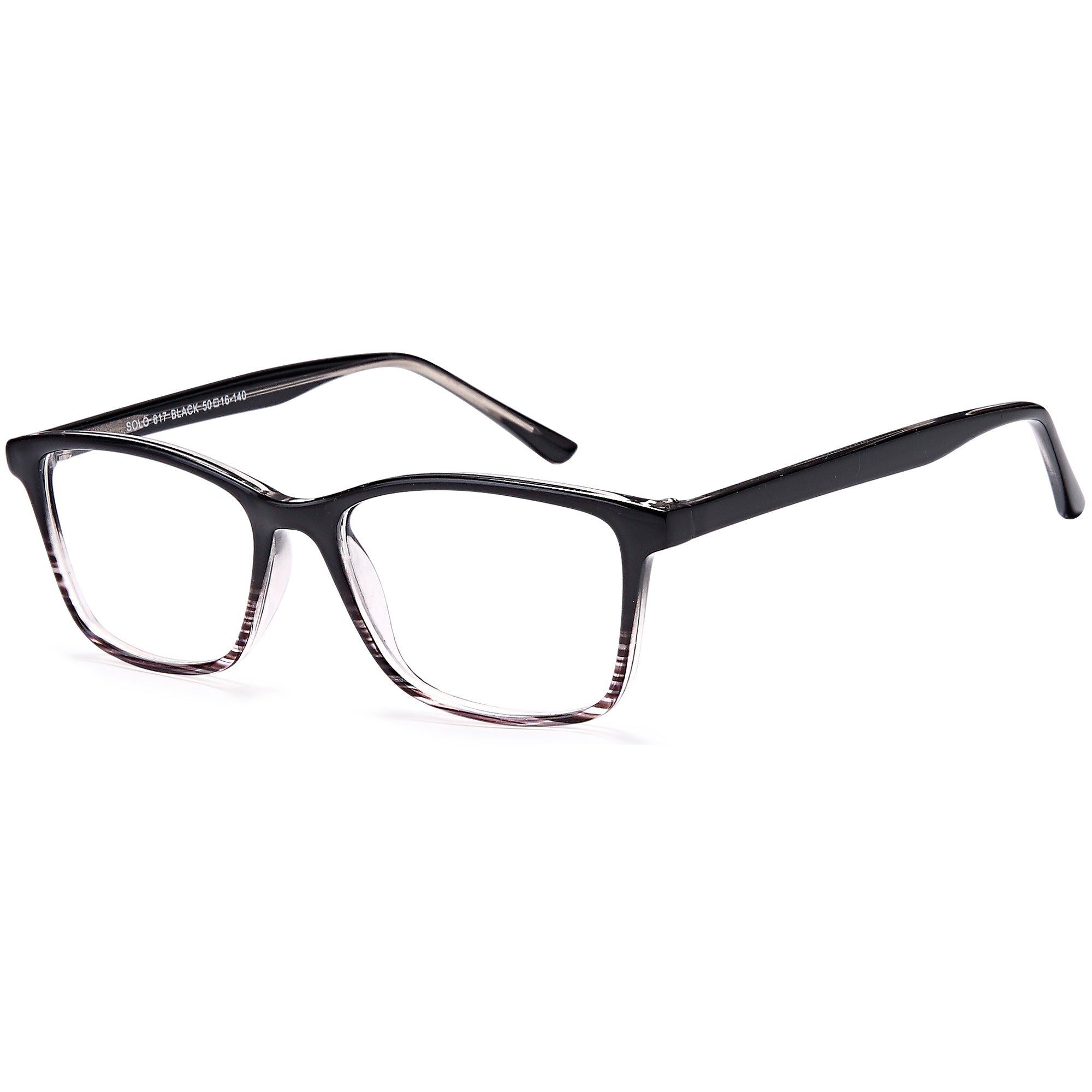 Solo SOLO 817 Black Plastic Glasses – Women Full Rim Eyewear