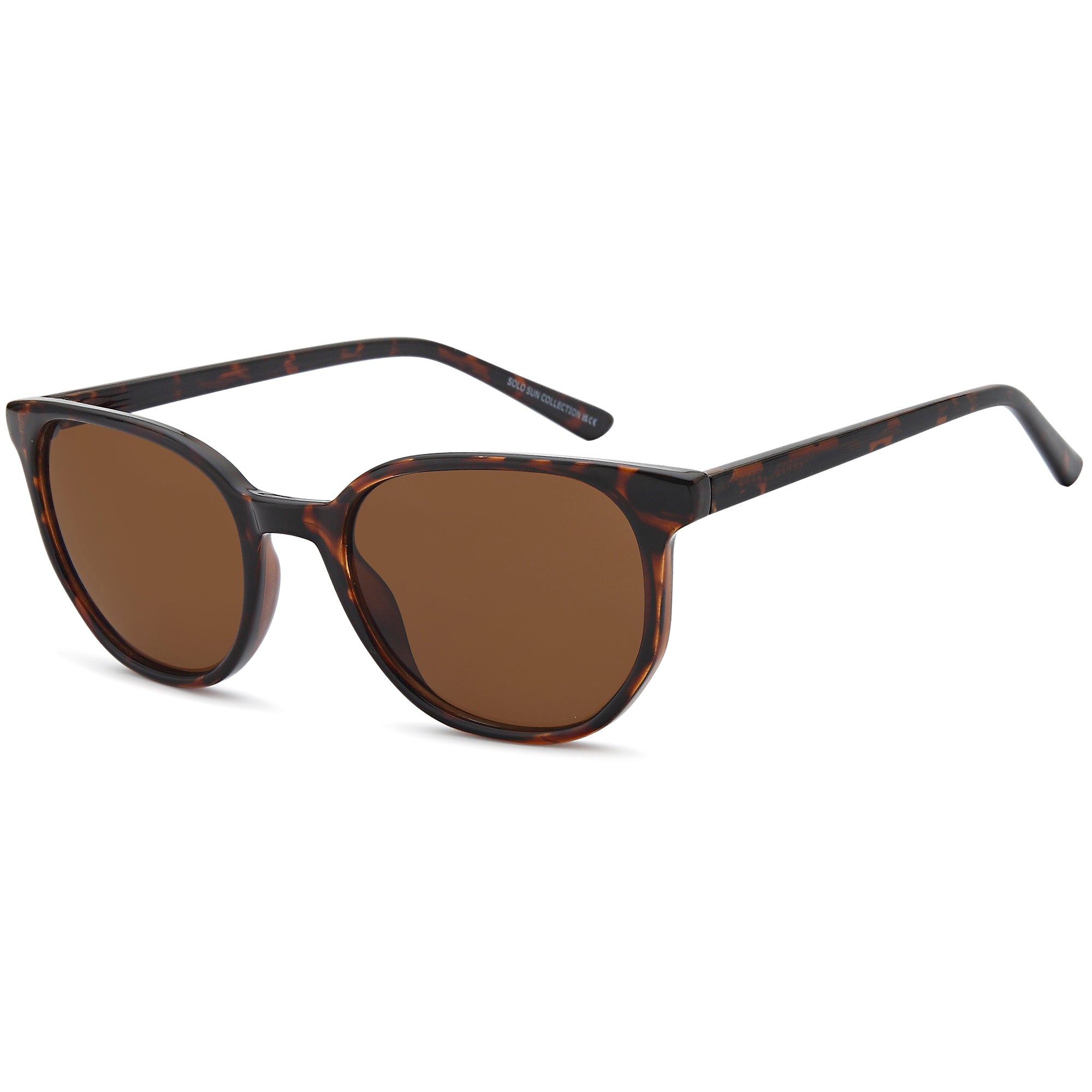 Solo Sun SUN62 Havana Plastic Glasses – Women Full Rim Eyewear