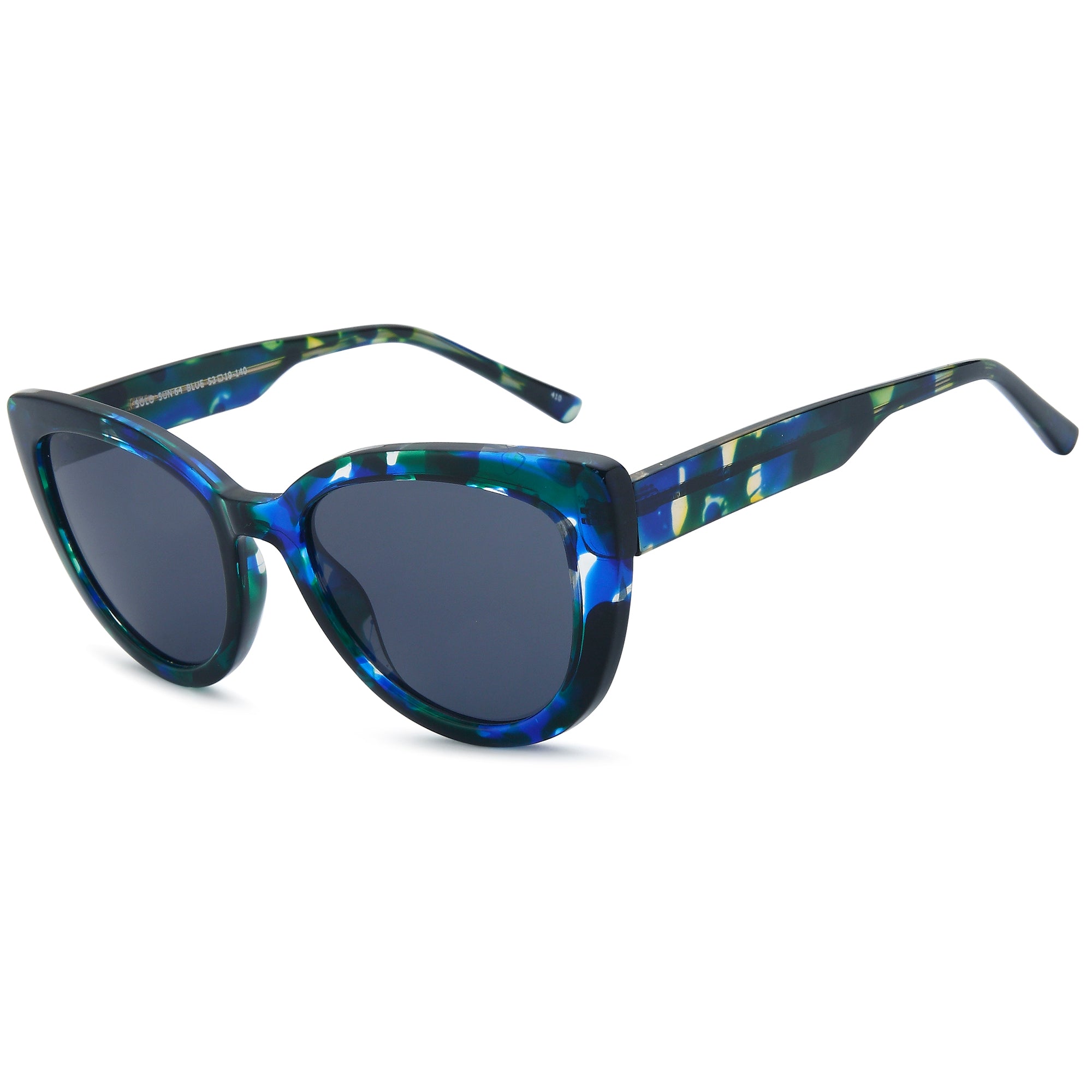 Solo Sun SUN64 Blue Plastic Glasses – Women Full Rim Eyewear