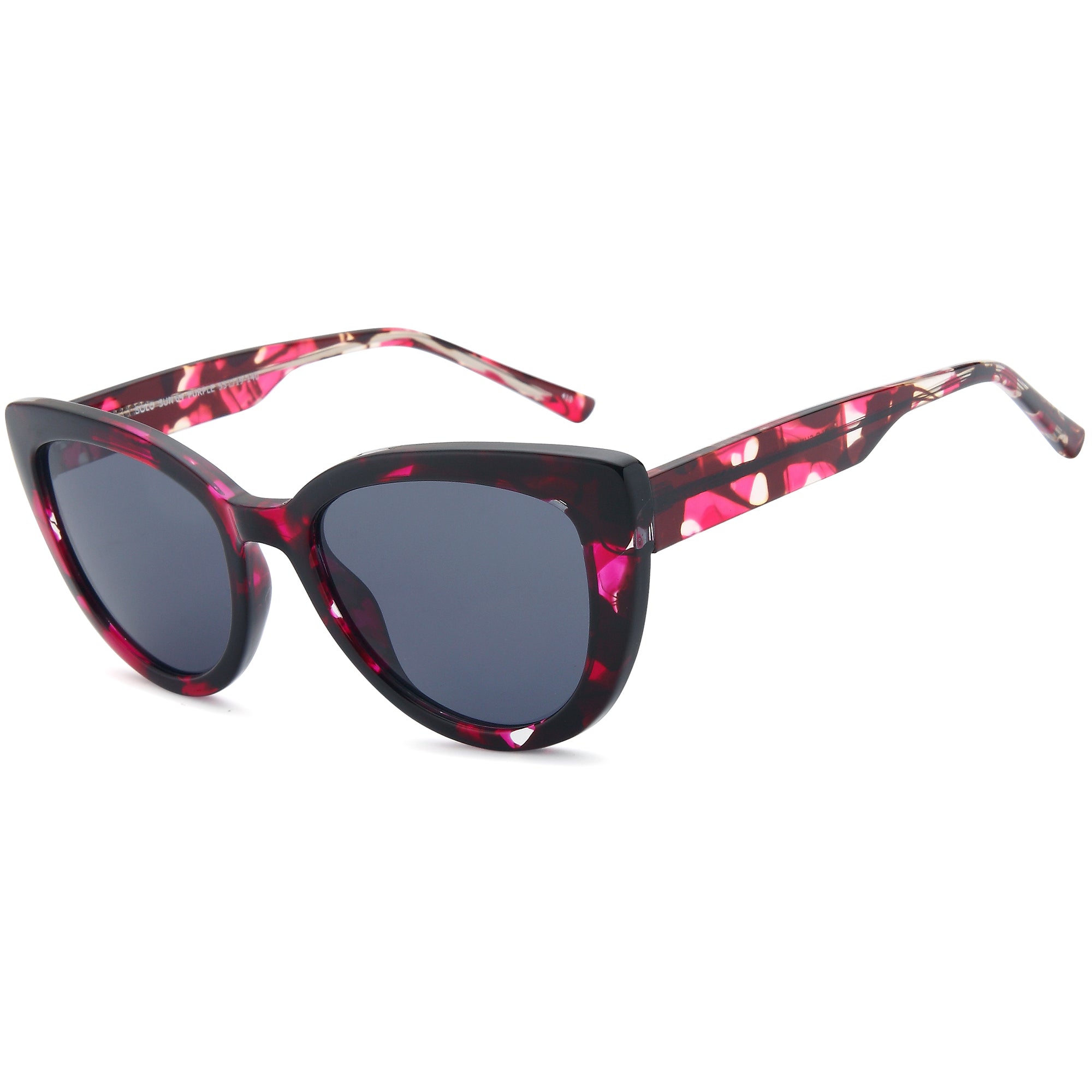 Solo Sun SUN64 Purple Plastic Glasses – Women Full Rim Eyewear
