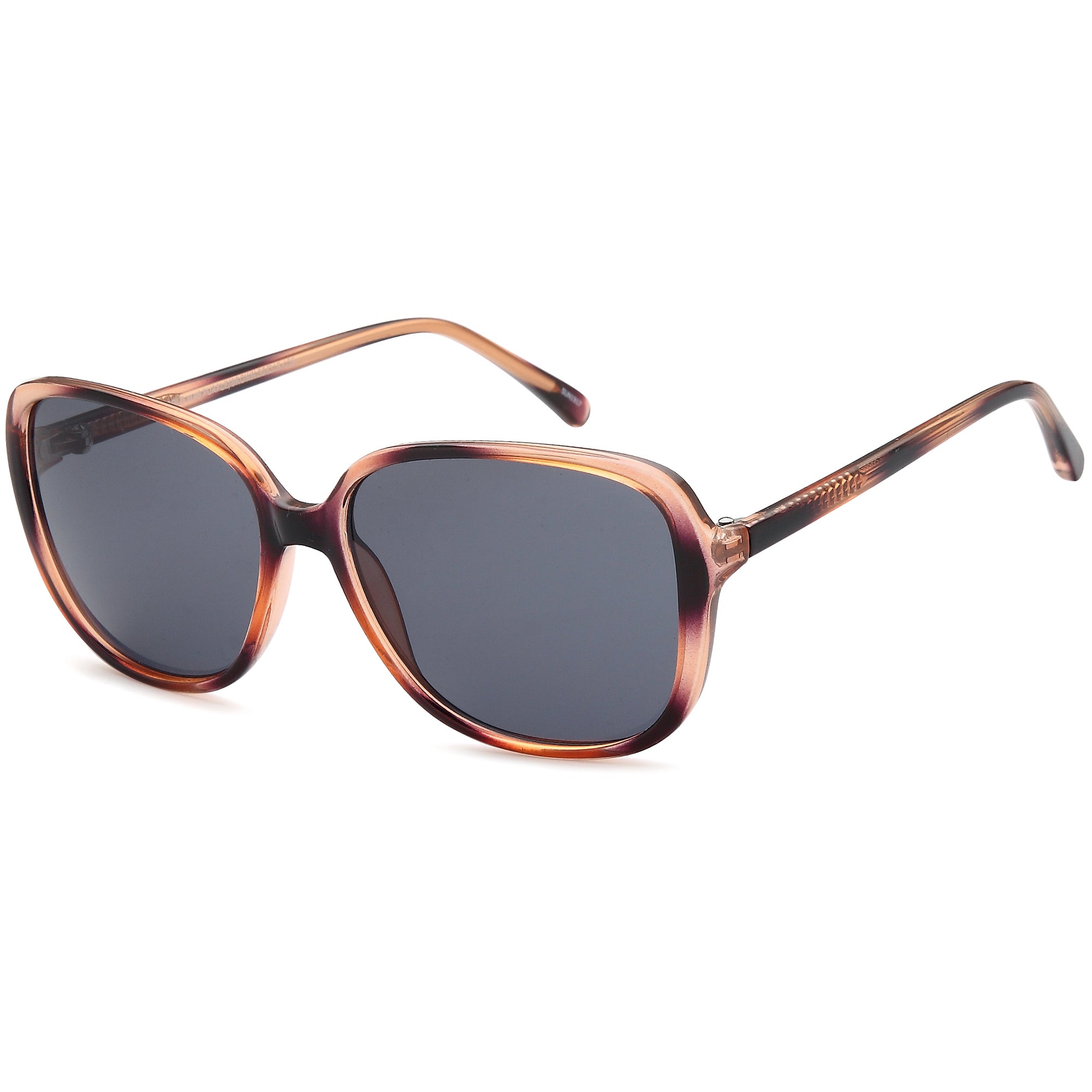 Solo Sun SUN48 Purple/Brown Plastic Glasses – Women Full Rim Eyewear
