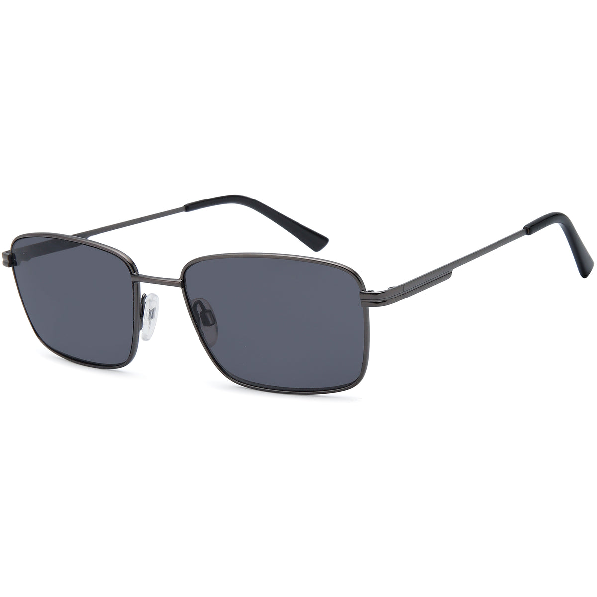 SOLO SUN67 Gun Square Metal Glasses – Men Full Rim Eyewear