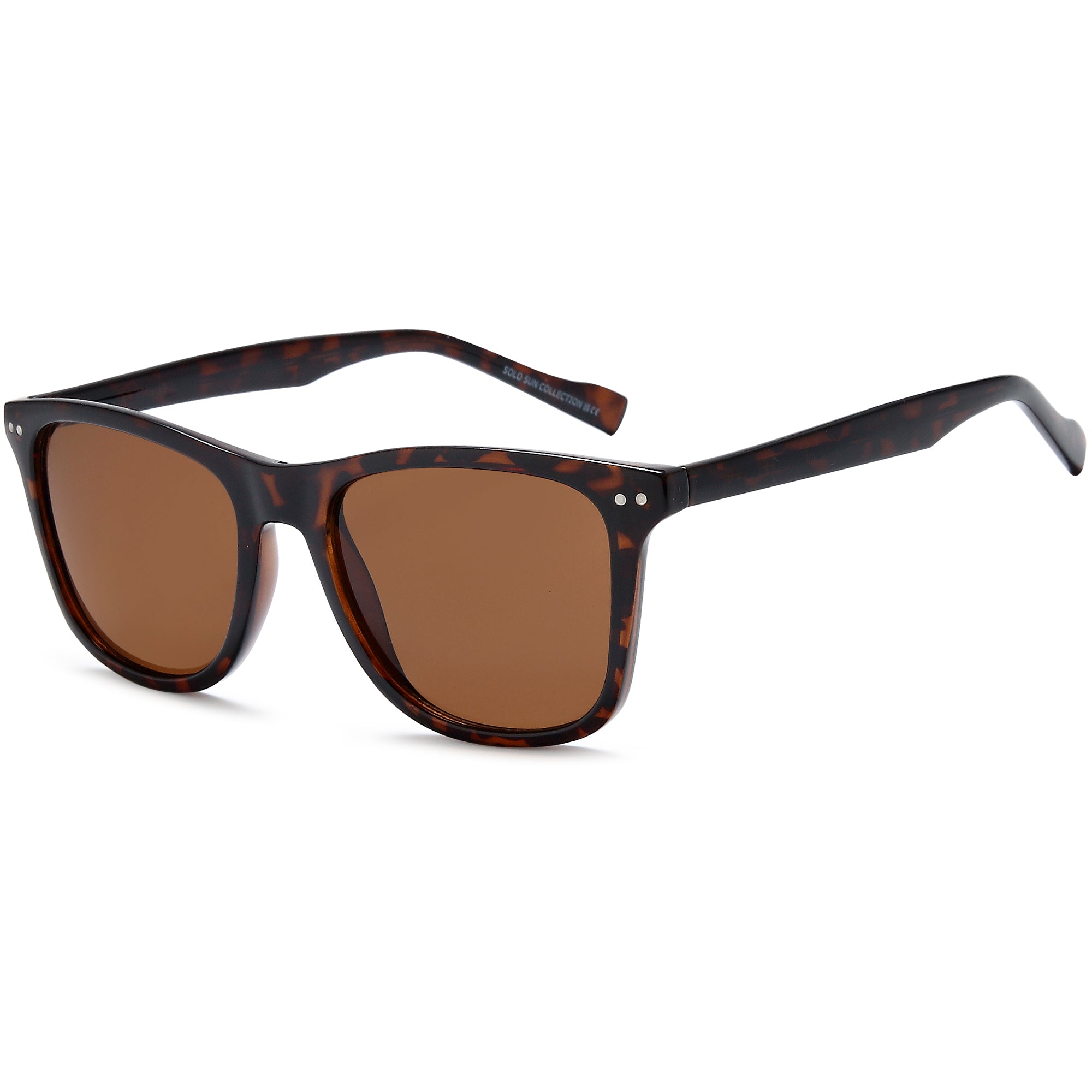 Solo Sun SUN57 Havana Plastic Glasses – Men Full Rim Eyewear