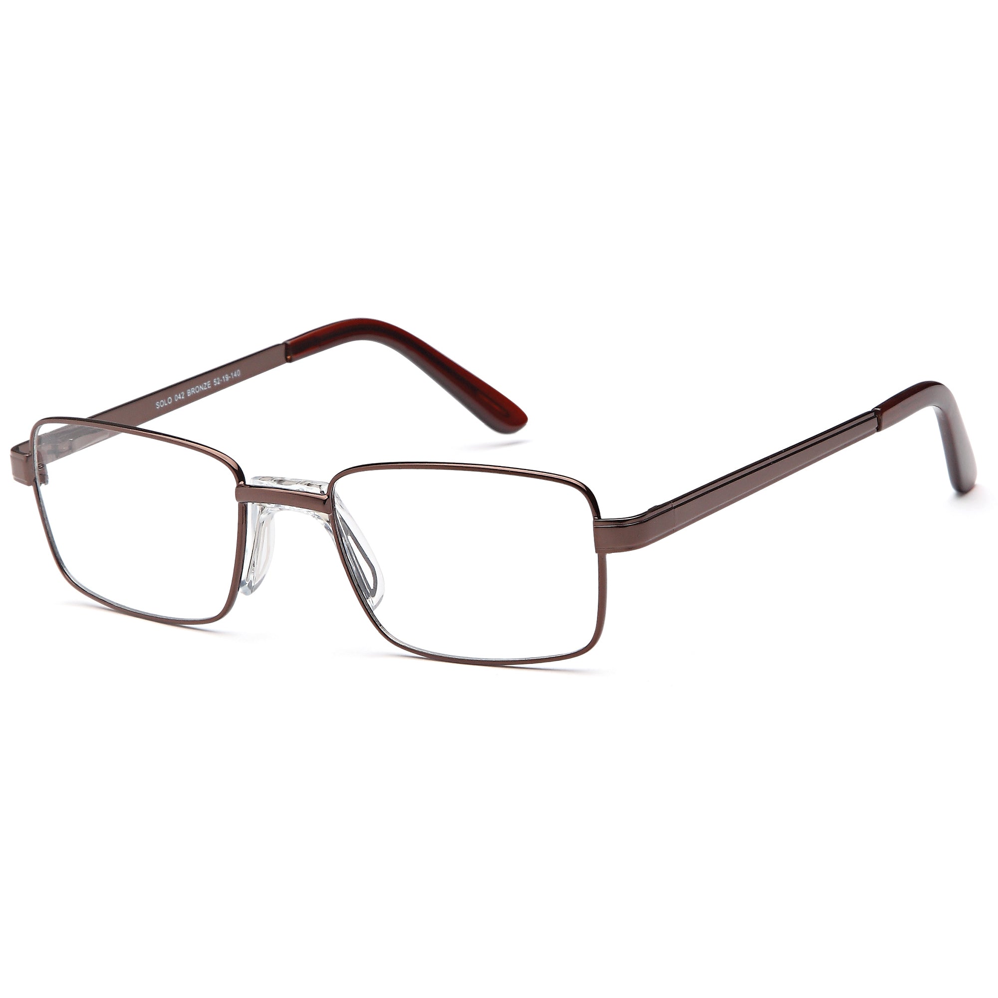 Solo SOLO 042 Bronze Metal Glasses – Men Full Rim Eyewear