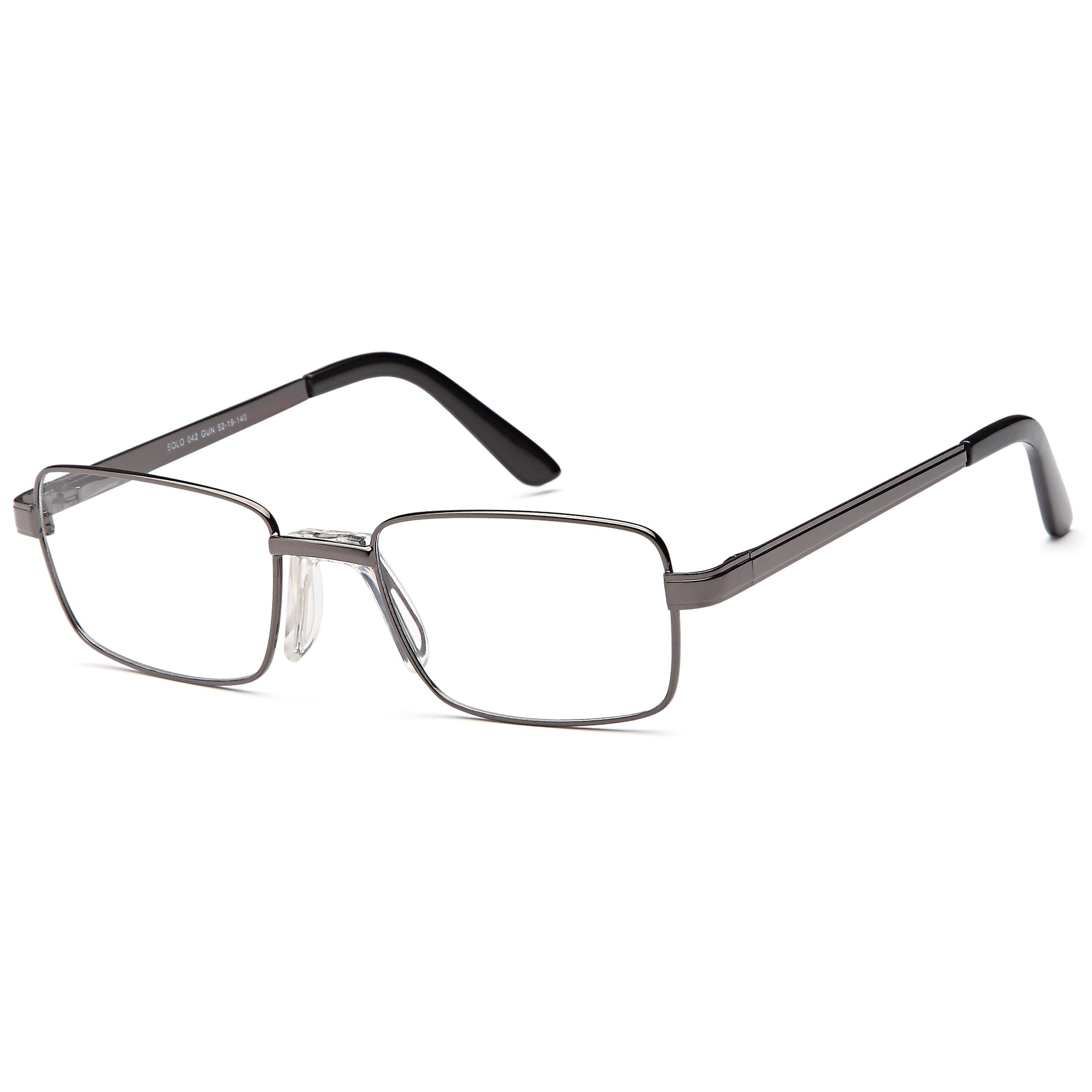 Solo SOLO 042 Gun Metal Glasses – Men Full Rim Eyewear