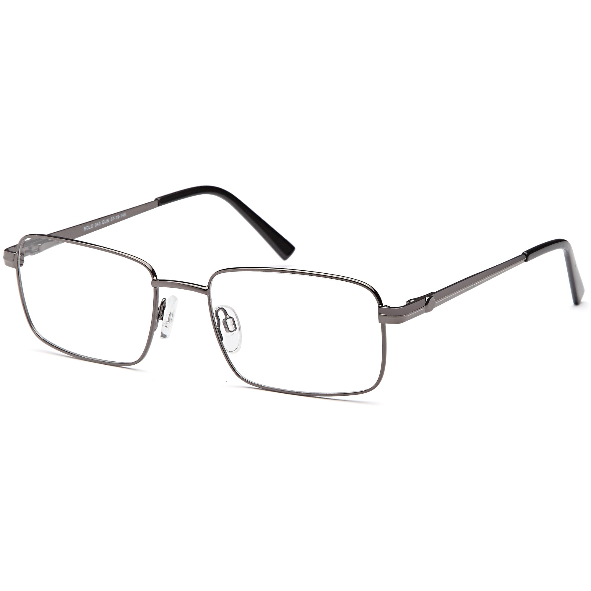 Solo SOLO 043 Gun Metal Glasses – Men Full Rim Eyewear