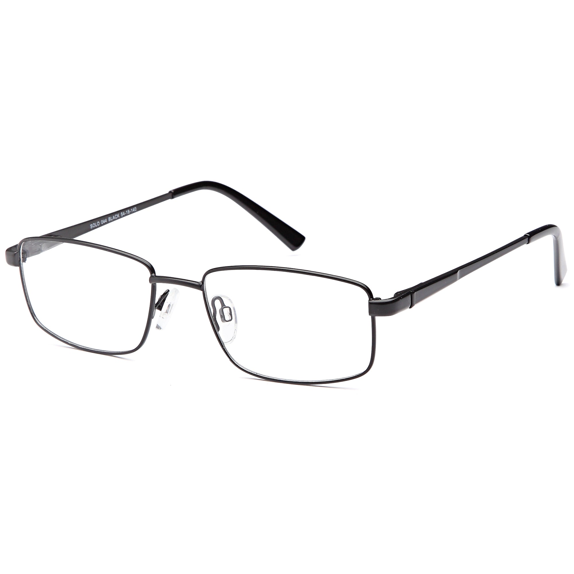Solo SOLO 044 Black Metal Glasses – Men Full Rim Eyewear