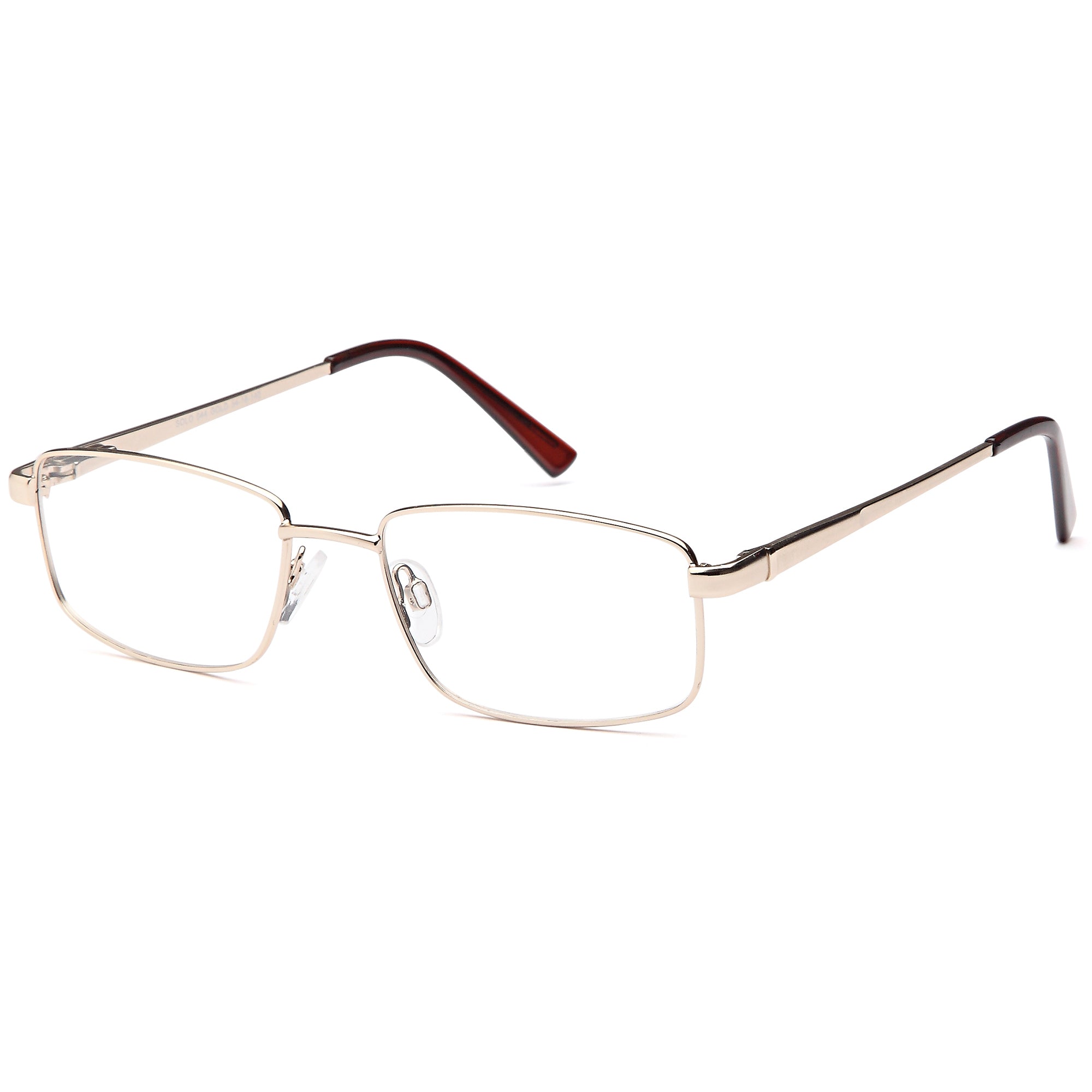 Solo SOLO 044 Gold Metal Glasses – Men Full Rim Eyewear