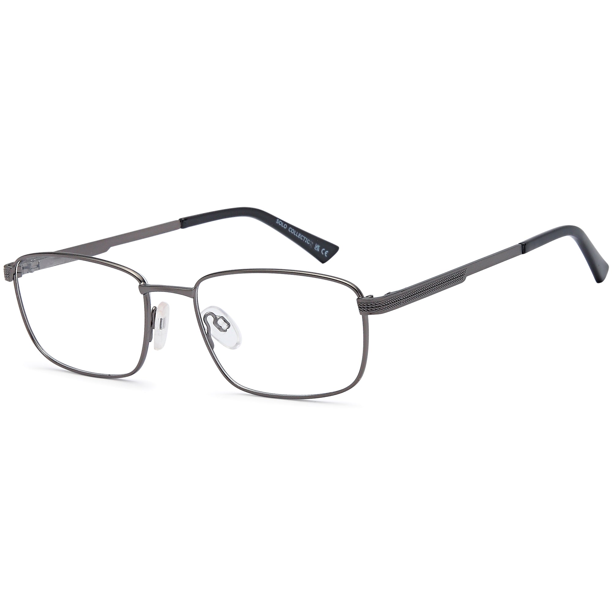 Solo SOLO 071 Gun Metal Glasses – Men Full Rim Eyewear