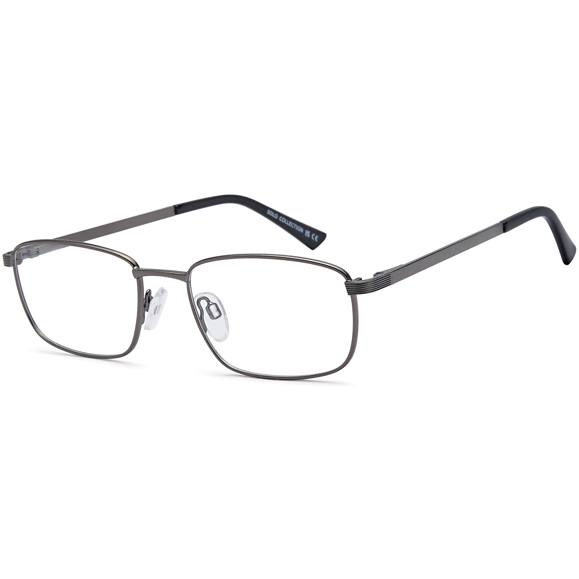 Solo SOLO 072 Gun Metal Glasses – Men Full Rim Eyewear