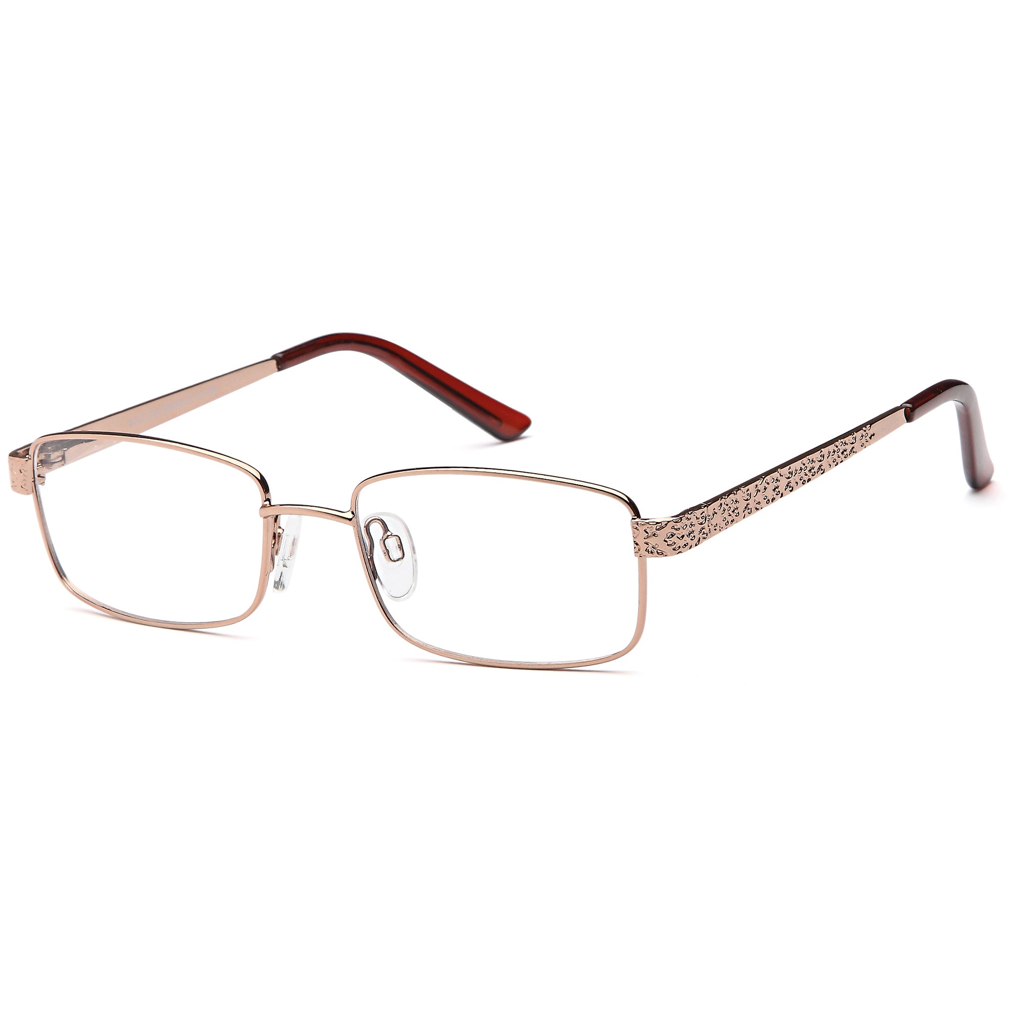 Solo SOLO 220 Brown Metal Glasses – Women Full Rim Eyewear
