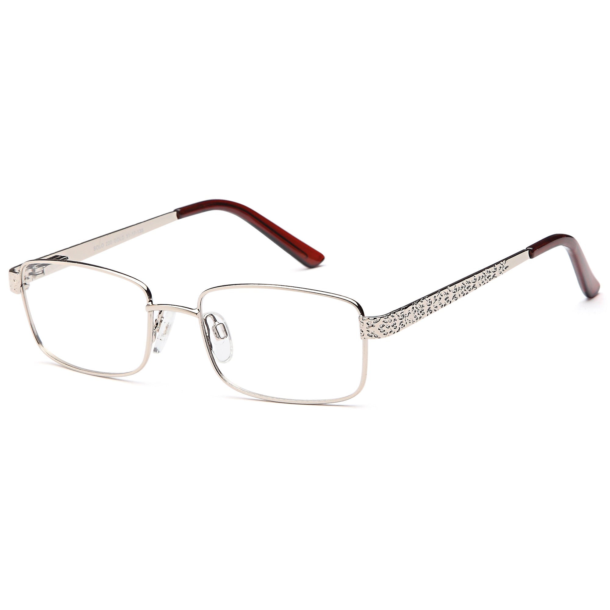 Solo SOLO 220 Gold Metal Glasses – Women Full Rim Eyewear
