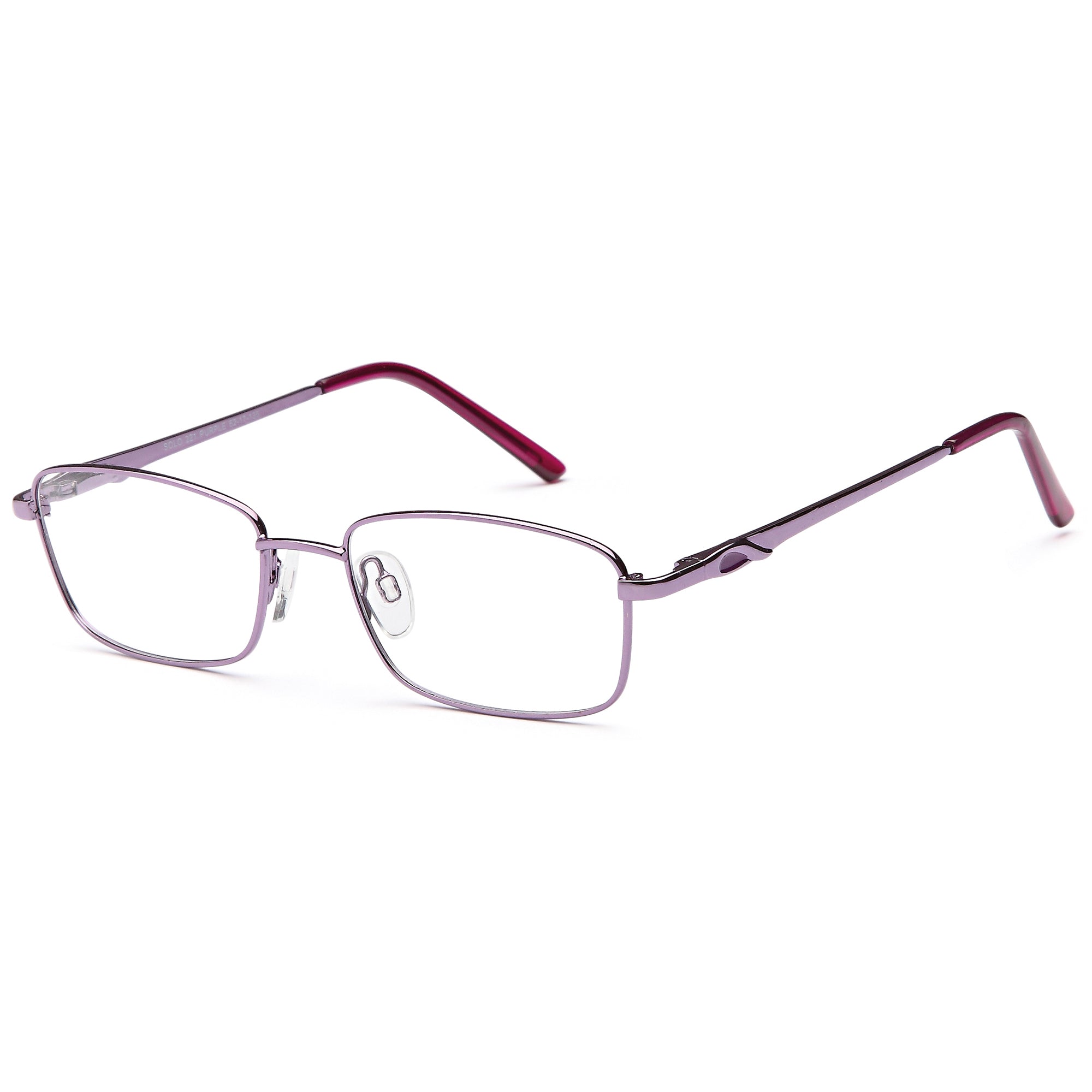 Solo SOLO 221 Purple Metal Glasses – Women Full Rim Eyewear