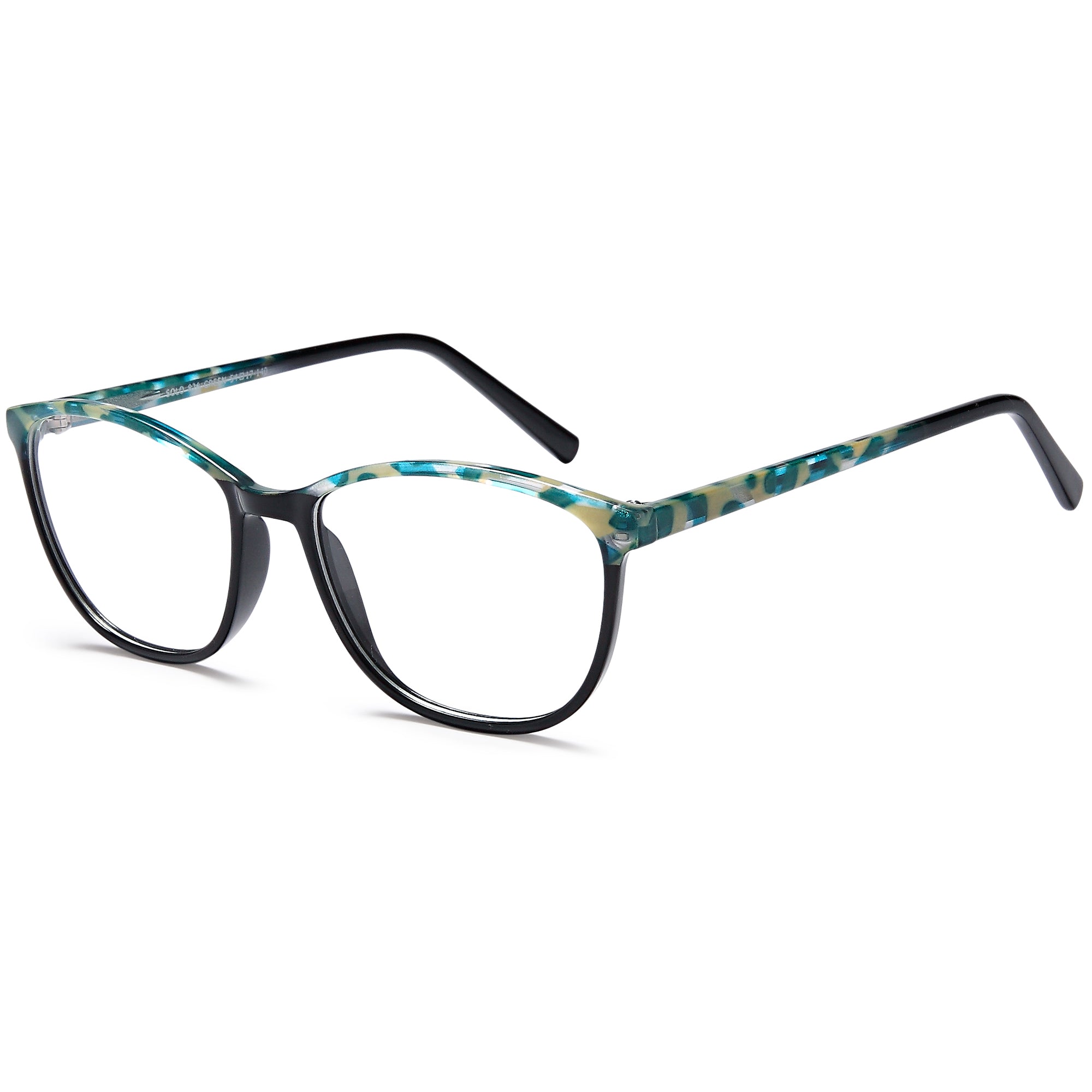 Solo SOLO 826 Green Plastic Glasses – Women Full Rim Eyewear