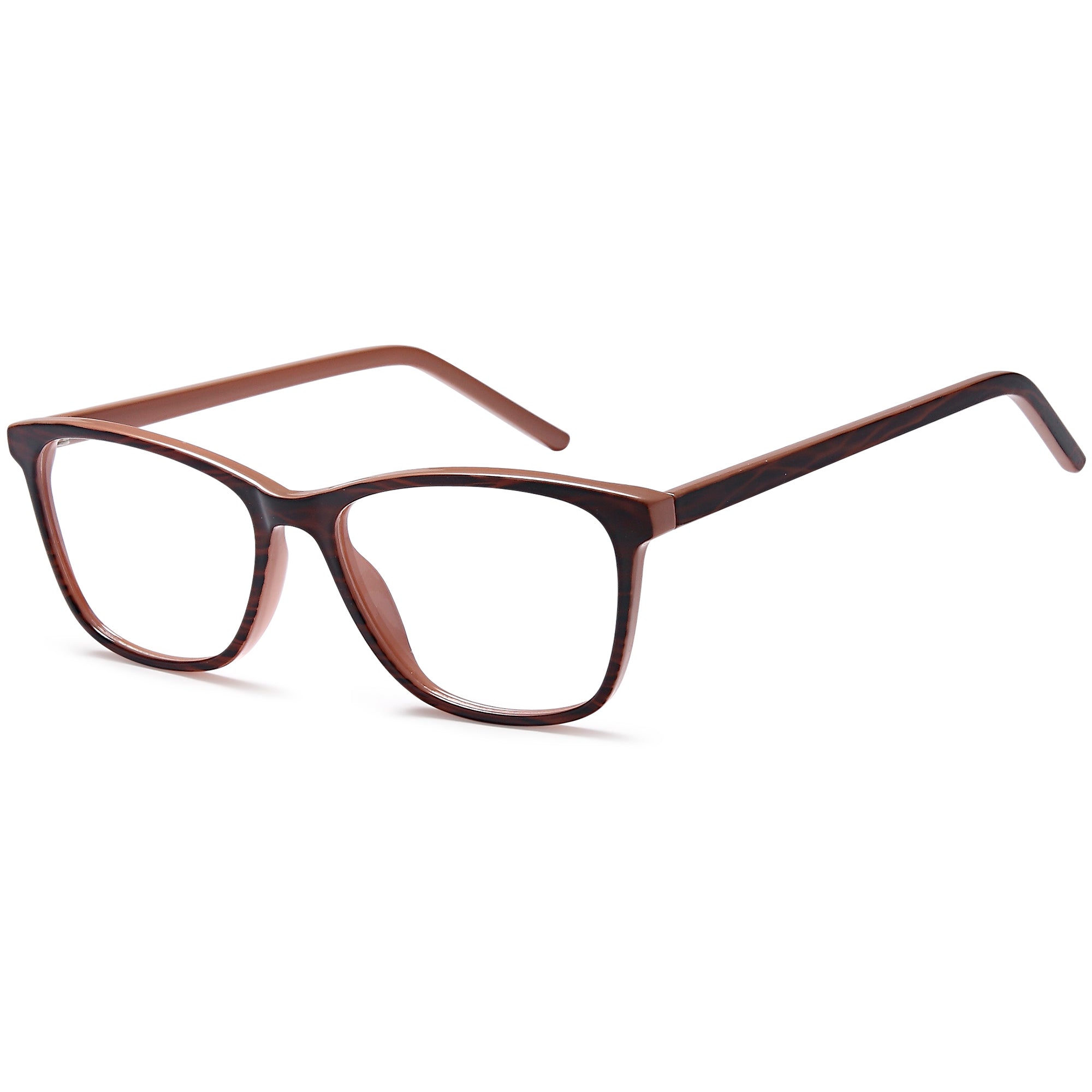 Solo SOLO 827 Brown Plastic Glasses – Women Full Rim Eyewear
