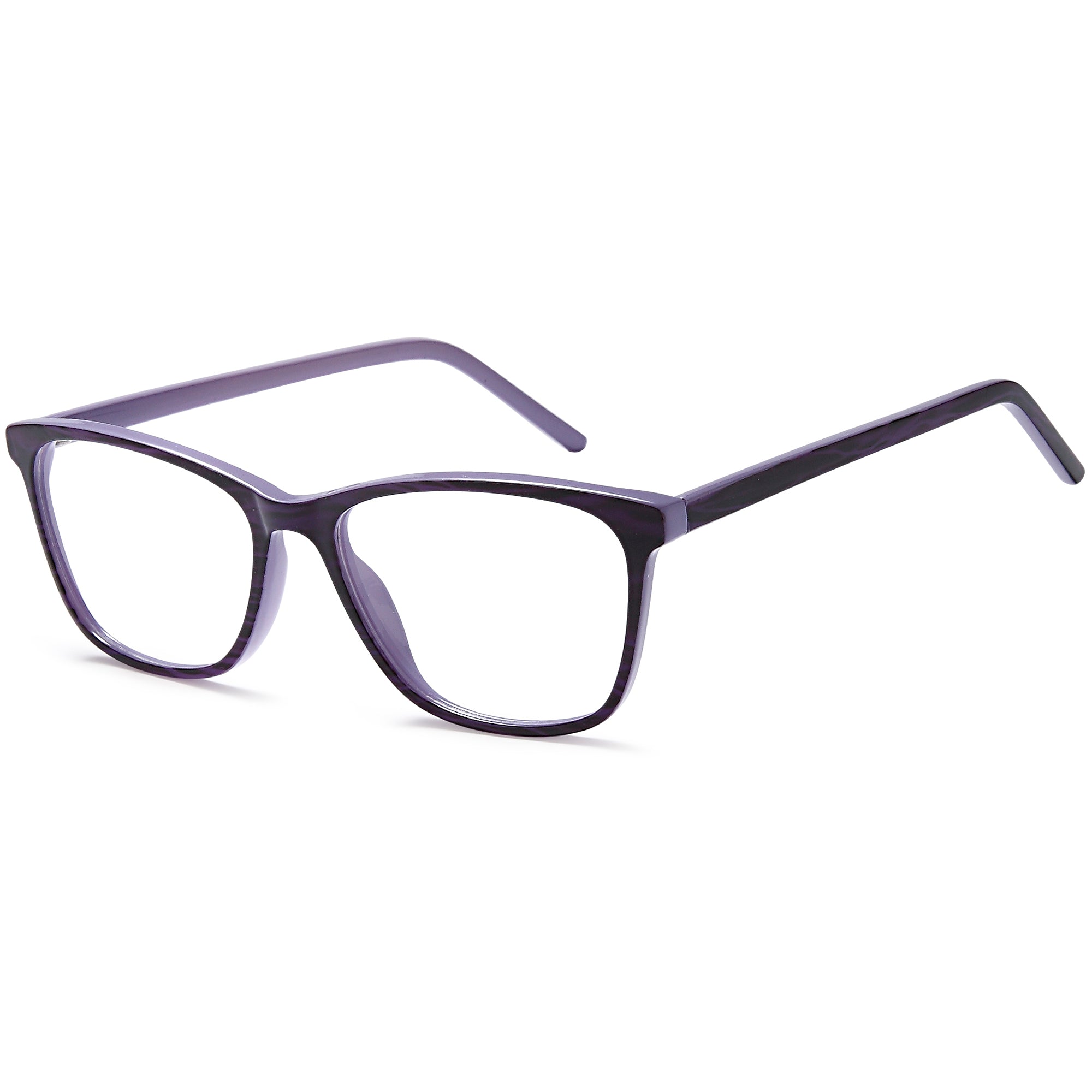Solo SOLO 827 Purple Plastic Glasses – Women Full Rim Eyewear