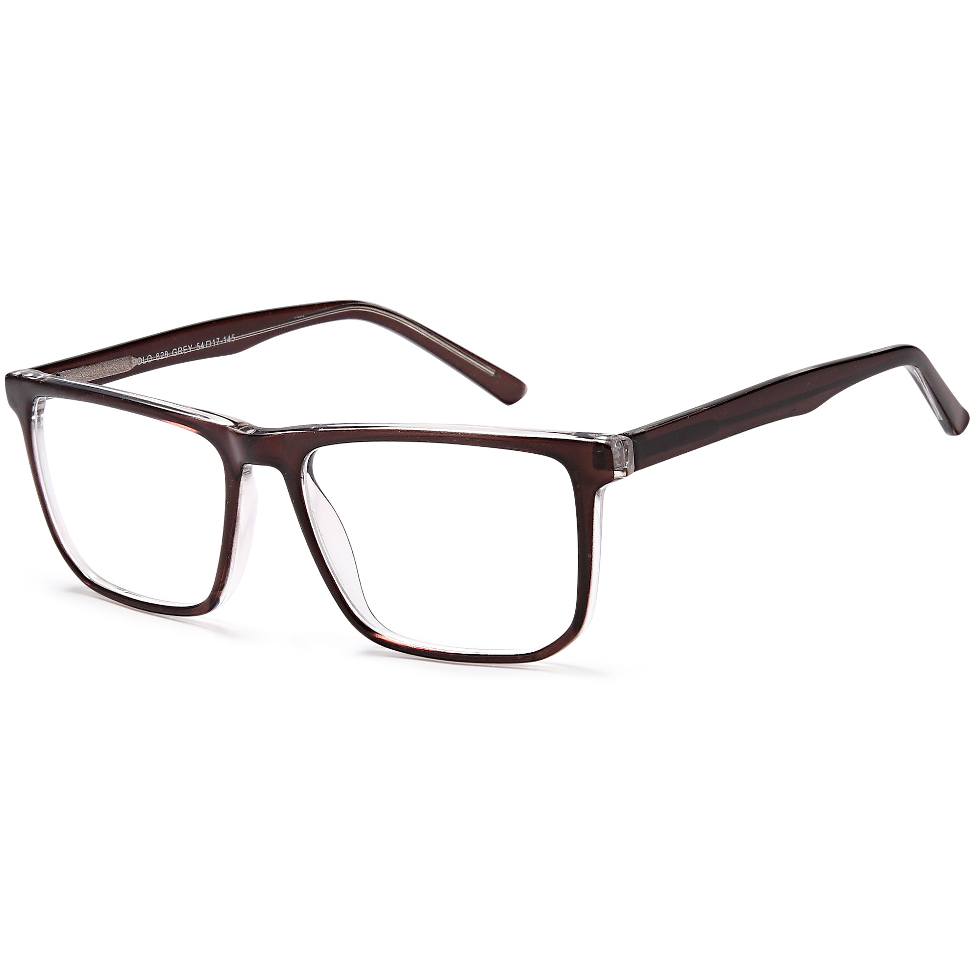 Solo SOLO 828 Grey Plastic Glasses – Unisex Full Rim Eyewear