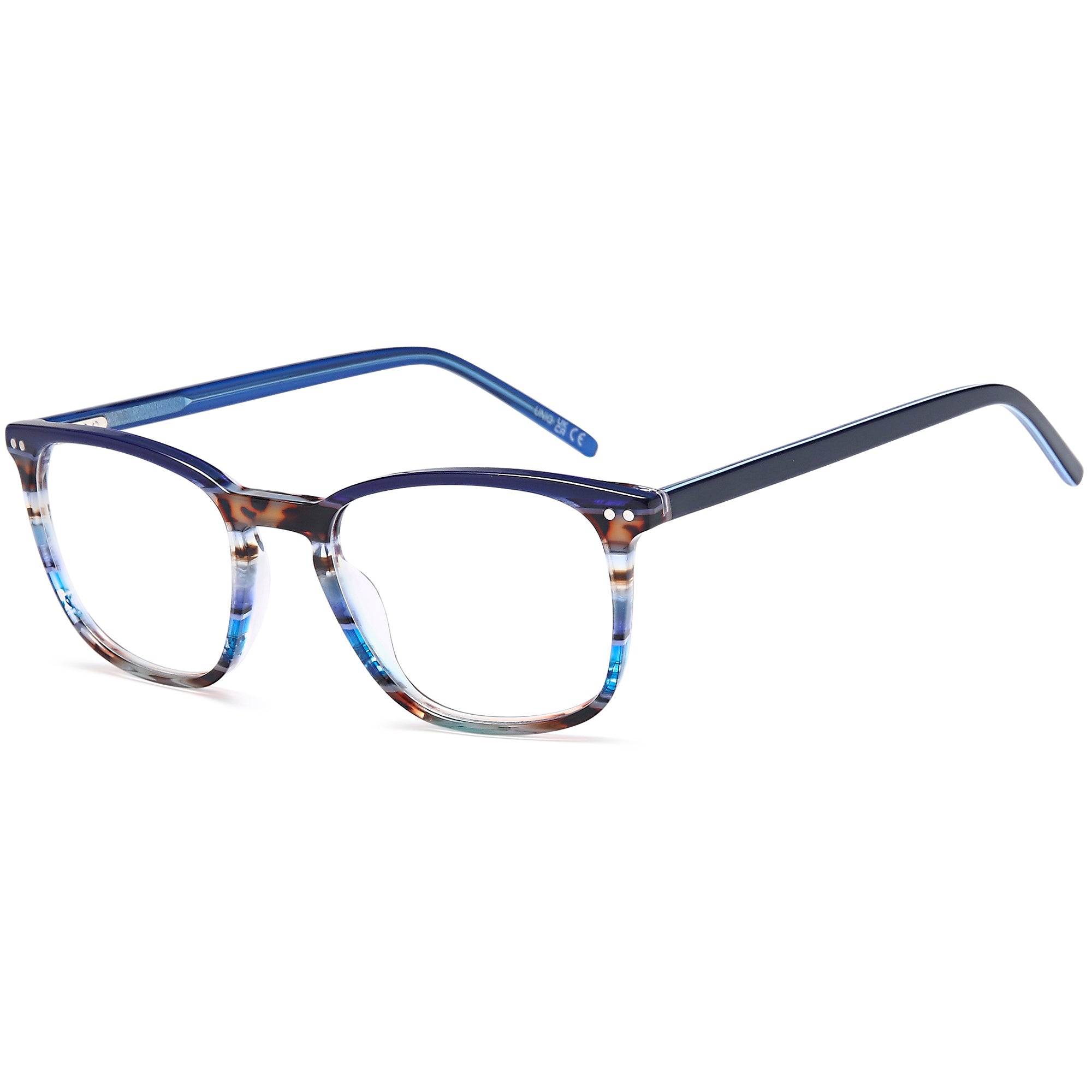 Uniq UN7103 Blue Round Plastic Glasses – Unisex Full Rim Eyewear