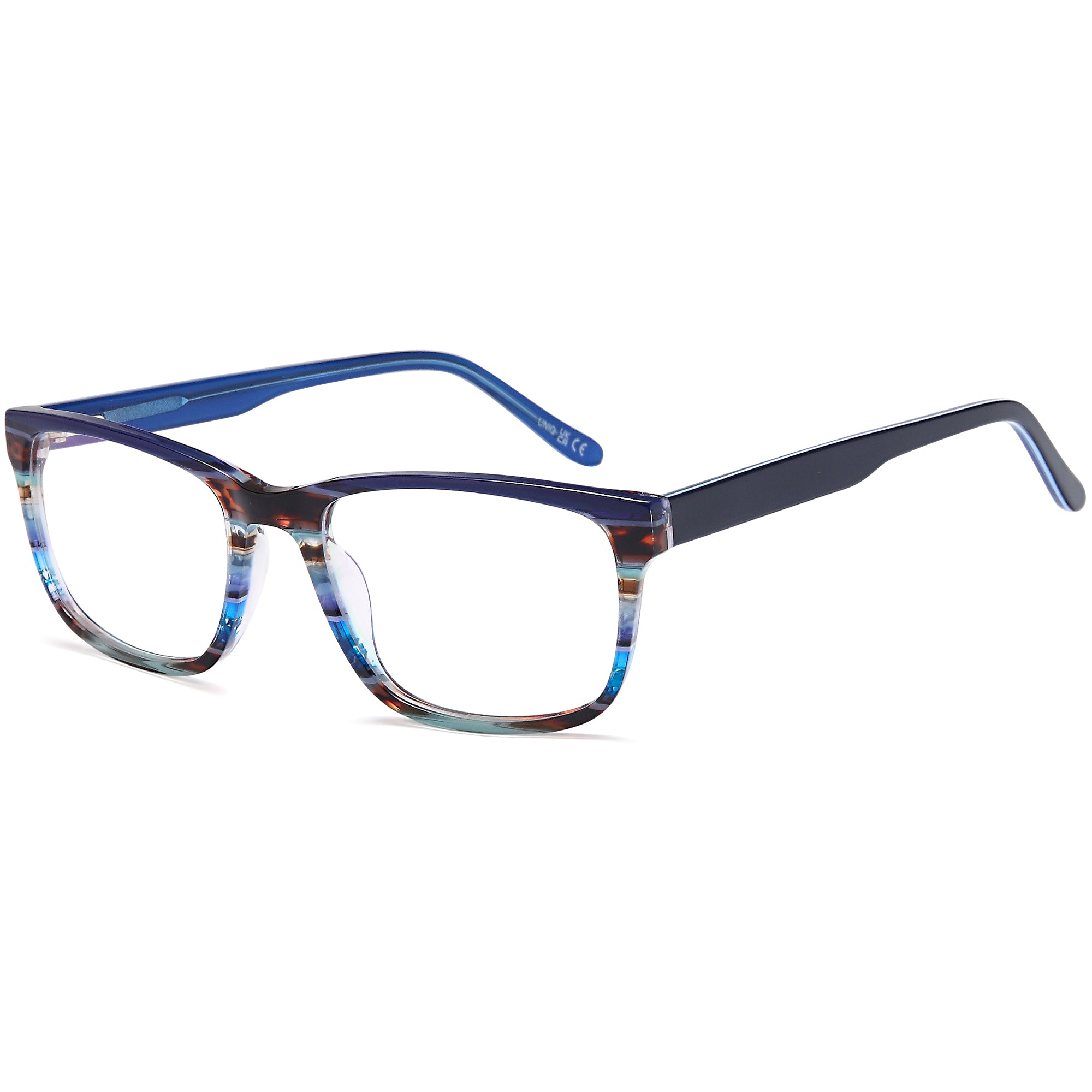Uniq UN7105 Blue Square Plastic Glasses – Men Full Rim Eyewear