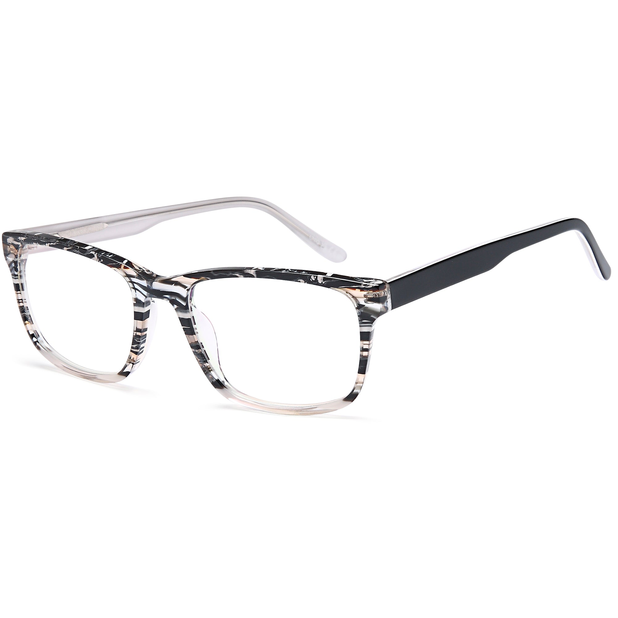 Uniq UN7105 White Square Plastic Glasses – Men Full Rim Eyewear