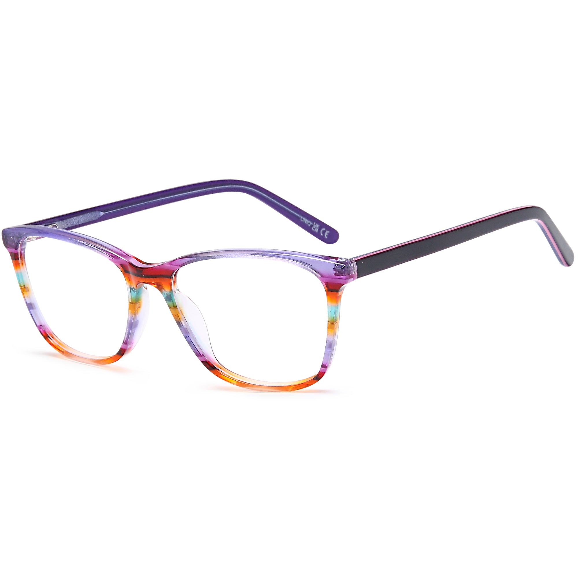 Uniq UN7109 Purple Square Plastic Glasses – Women Full Rim Eyewear