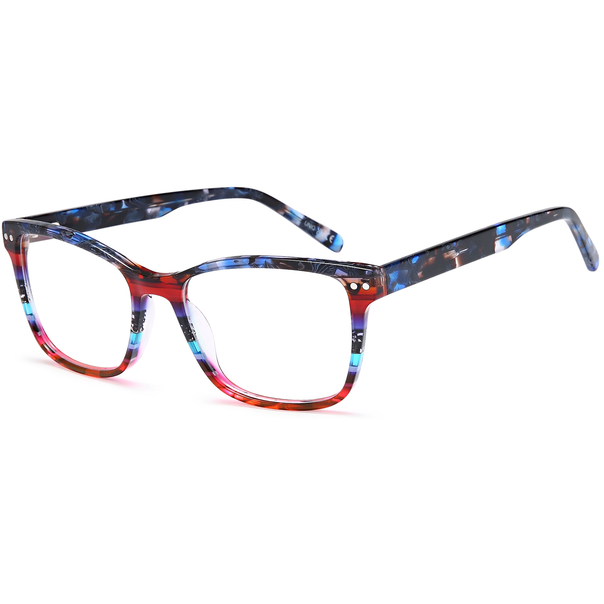 Uniq UN7110 Red Square Plastic Glasses – Men Full Rim Eyewear