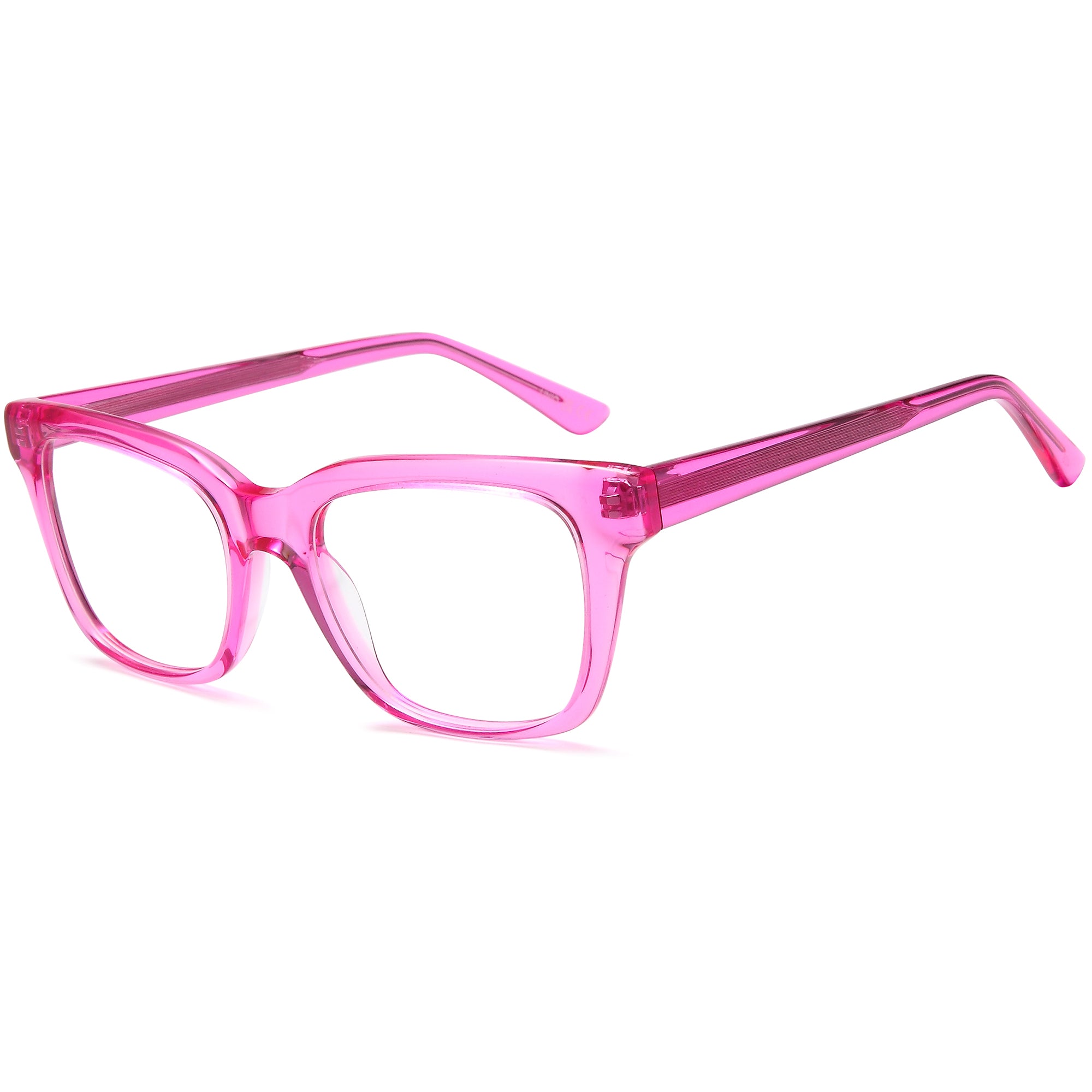 Uniq UN7111 Pink Square Plastic Glasses – Women Full Rim Eyewear